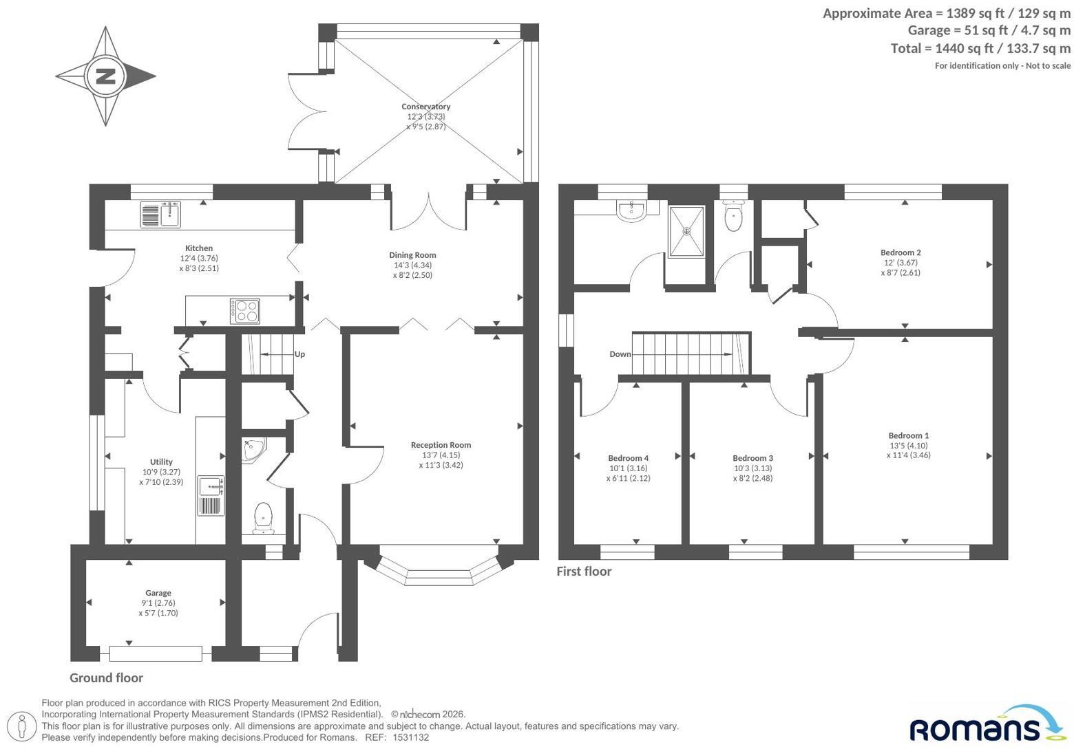 Whistley Close, Bracknell, Berkshire floorplan