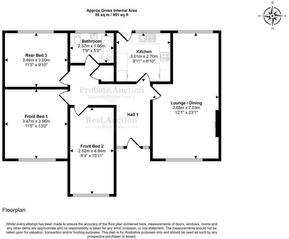 Hazelwood Avenue, New Milton, Hampshire, BH25 floorplan