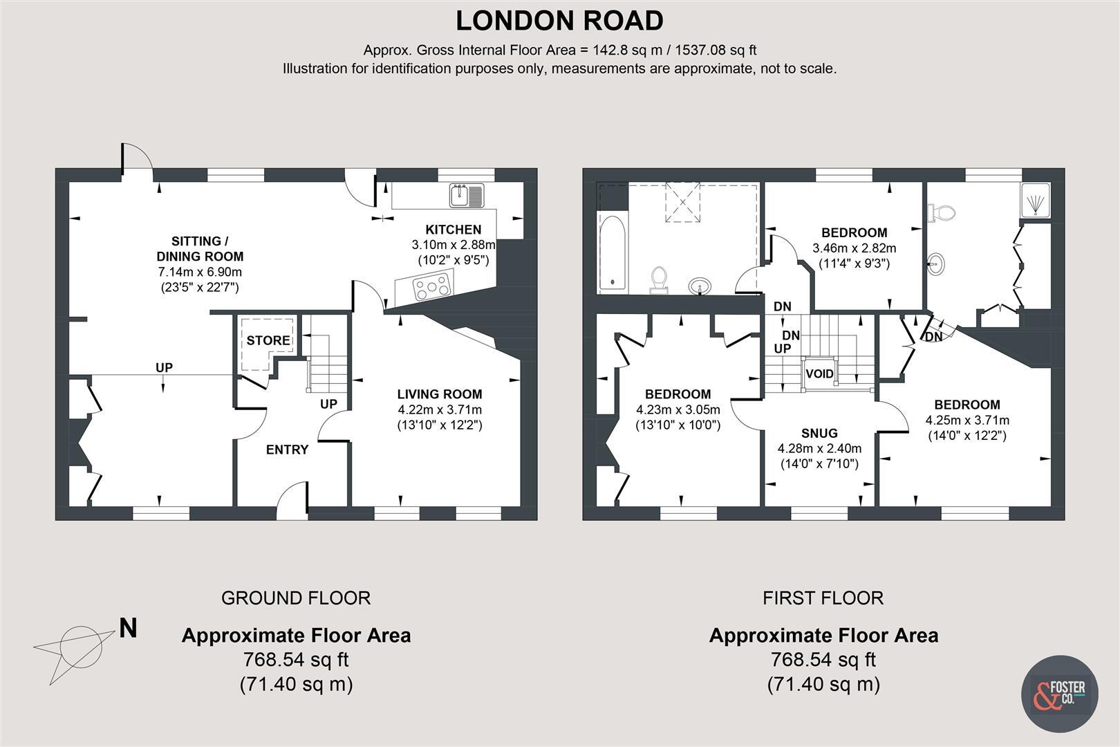 London Road, Henfield floorplan