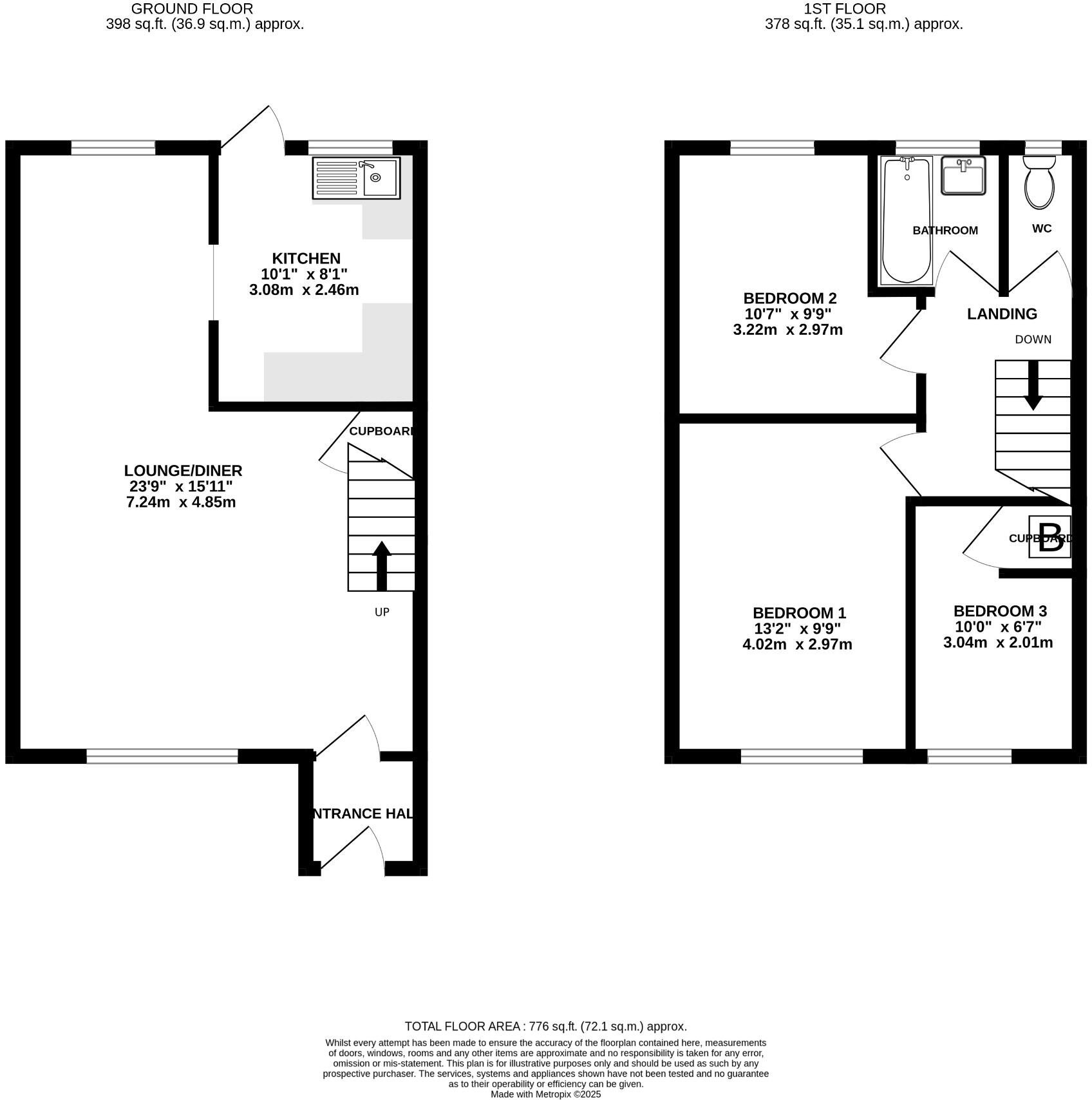 Coombelands, Royston, floorplan