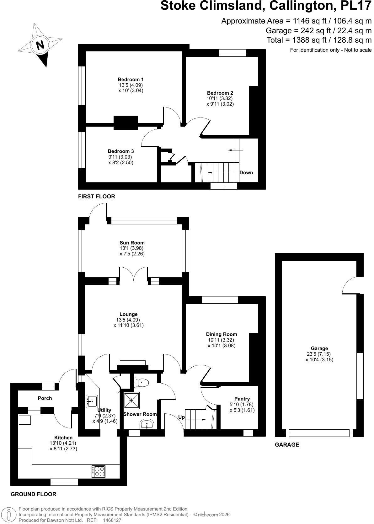 Stoke Climsland, Callington floorplan