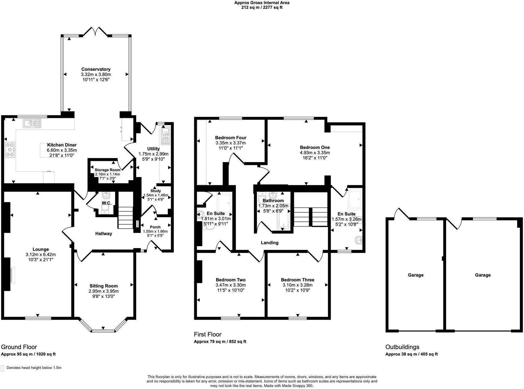 44 Brynteg Avenue Bridgend CF31 3EN floorplan