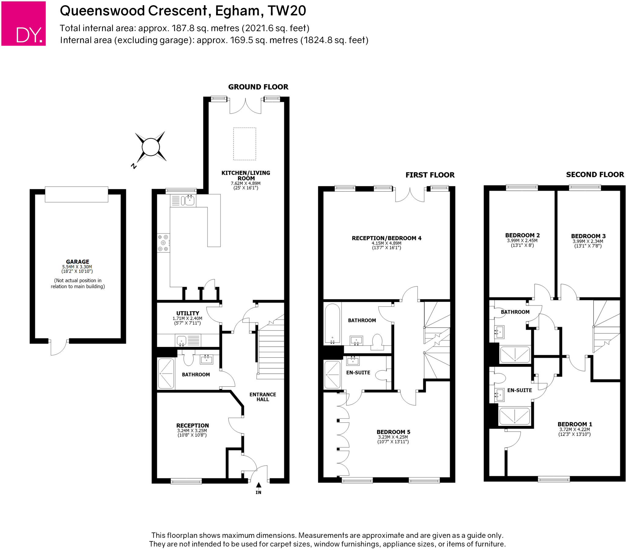 Queenswood Crescent, Englefield Green, Egham, Surrey, TW20 floorplan