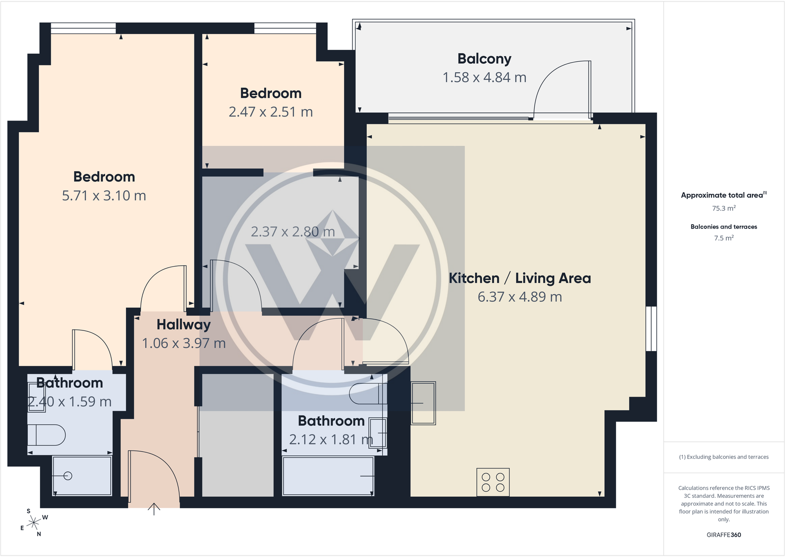 Chailey Place, Hayes, UB3 3FL floorplan
