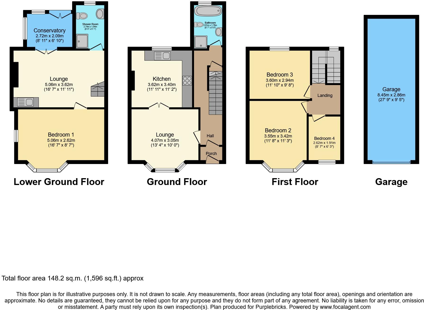 Ranelagh Road, St. Austell, PL25 floorplan