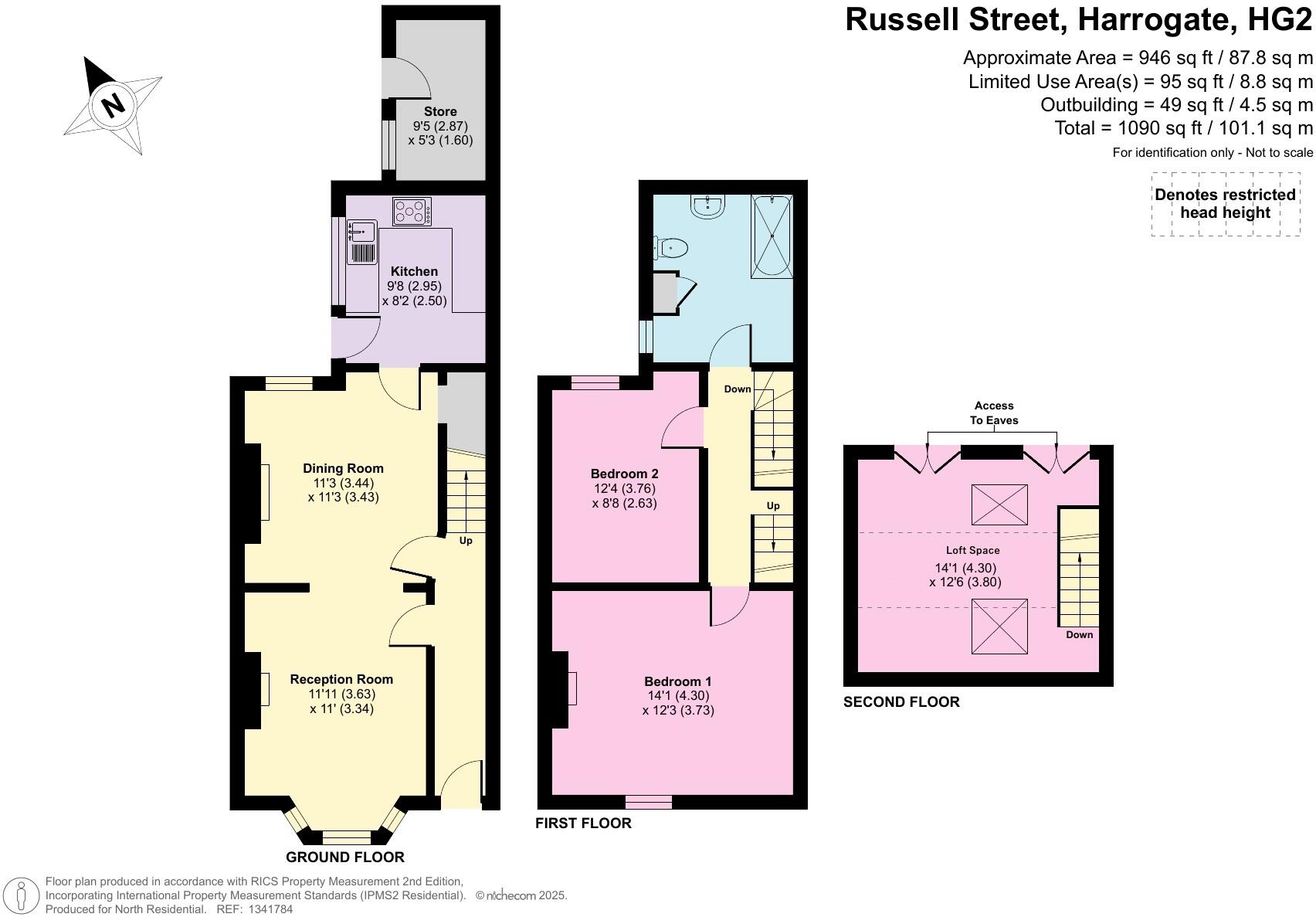 Russell Street, Harrogate, HG2 floorplan