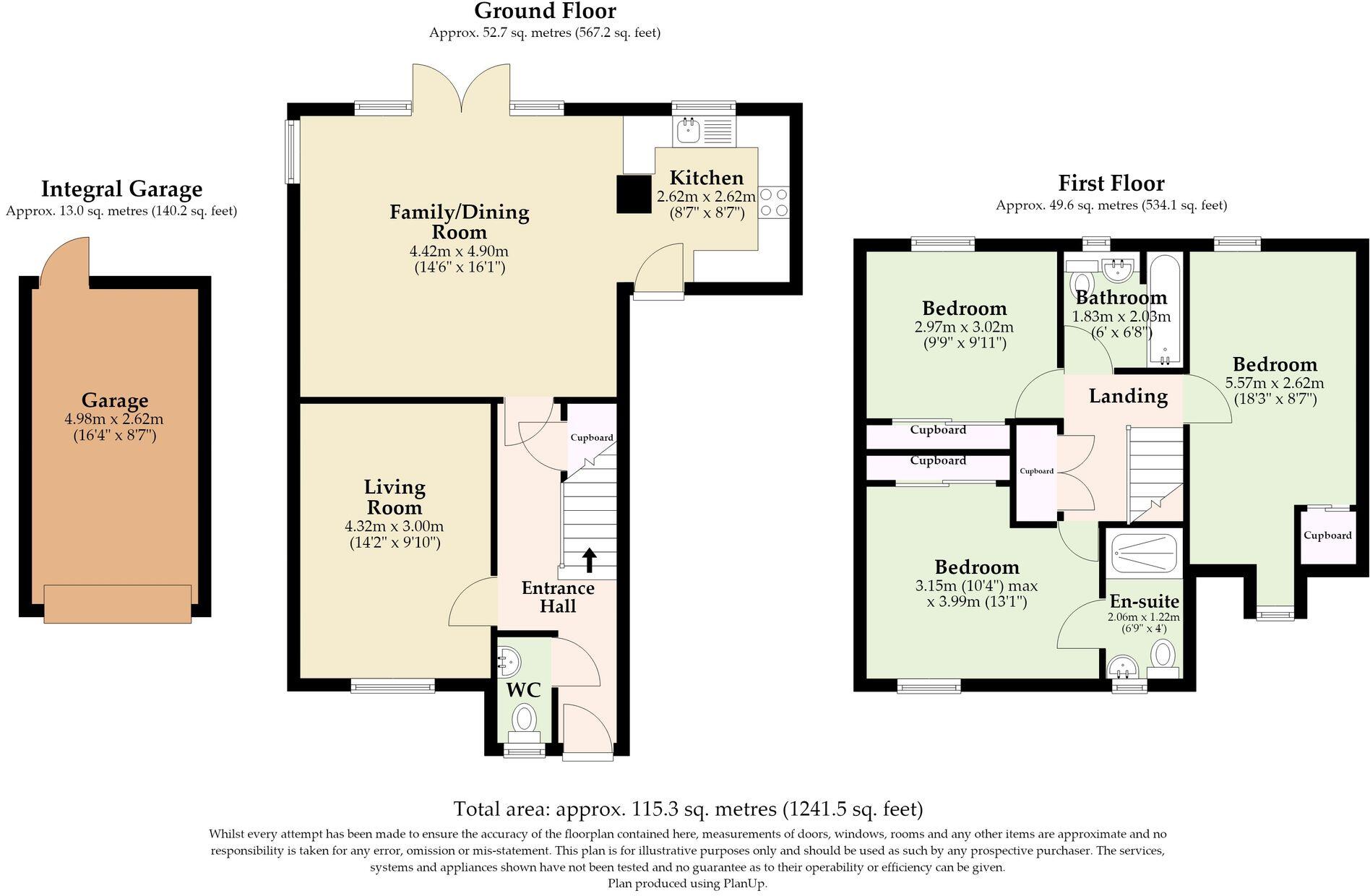 Neptune Close, Bradwell floorplan