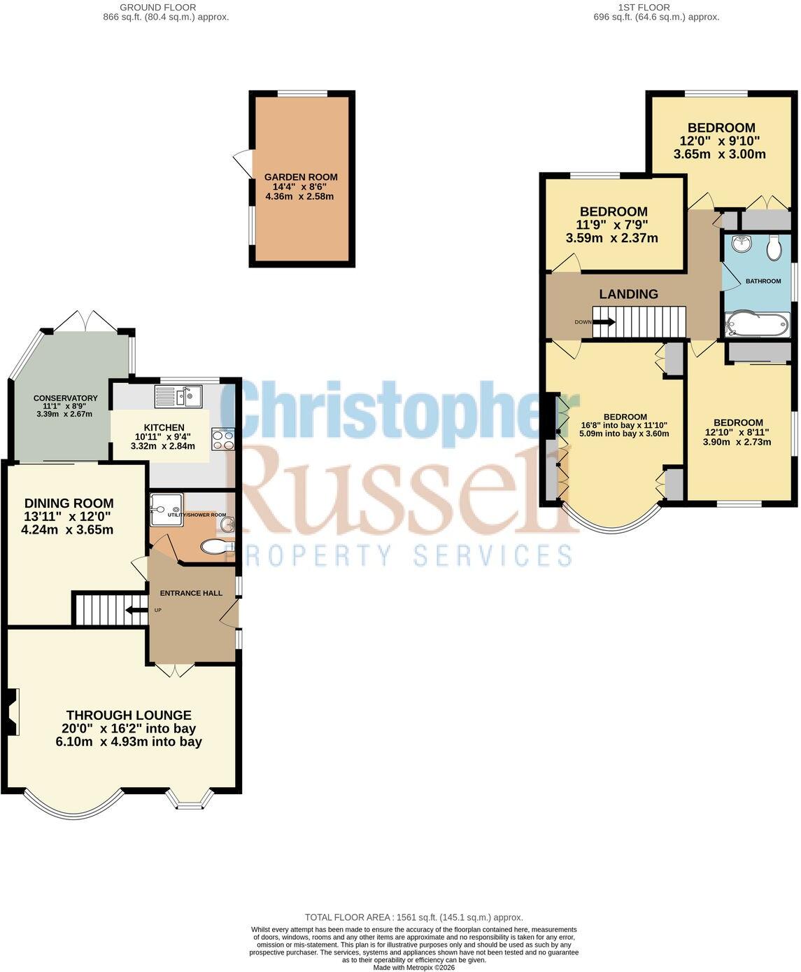 Cavendish Avenue, Sidcup, DA15 floorplan