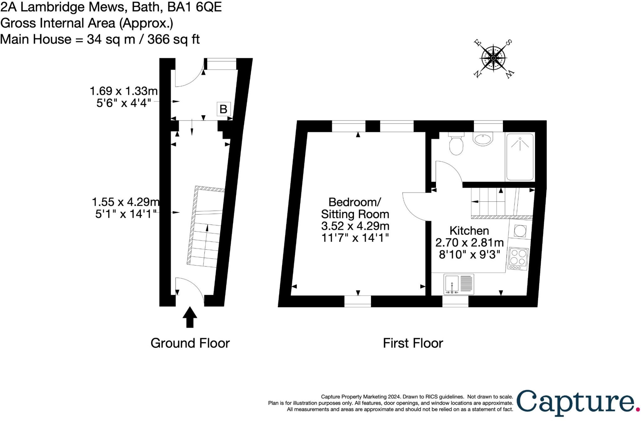 Lambridge Mews, Bath floorplan