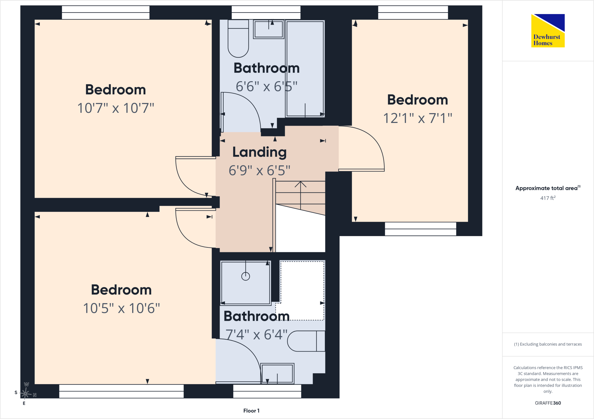Cedar Way, Penwortham, Preston, PR1 floorplan