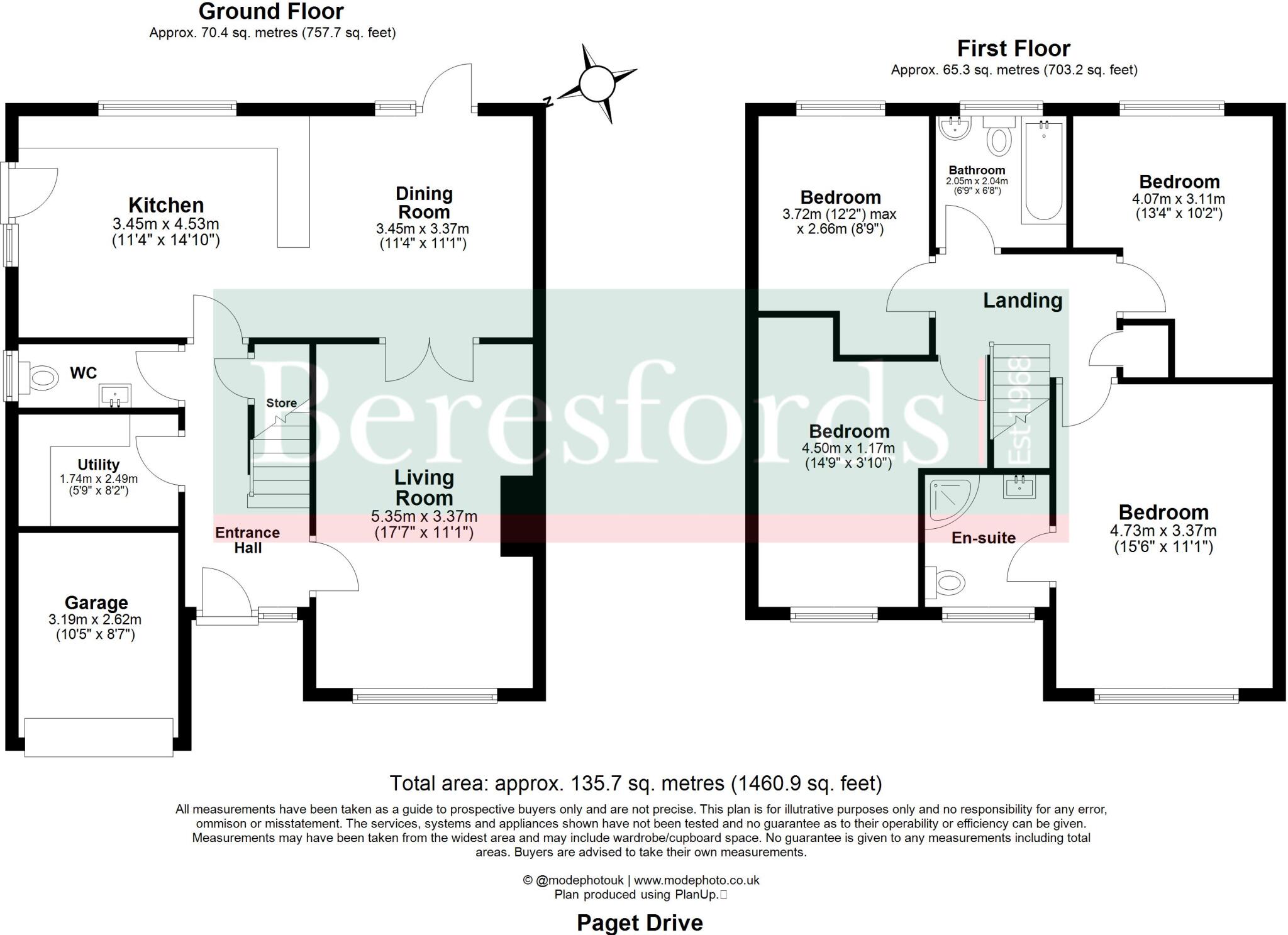Paget Drive, Billericay, CM12 floorplan
