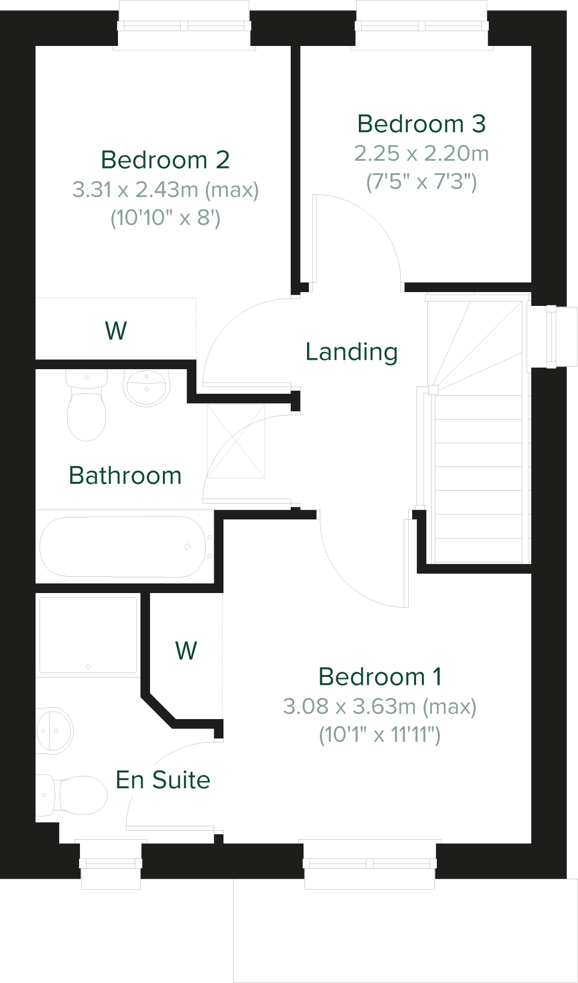Craighall Drive,
EH21 floorplan