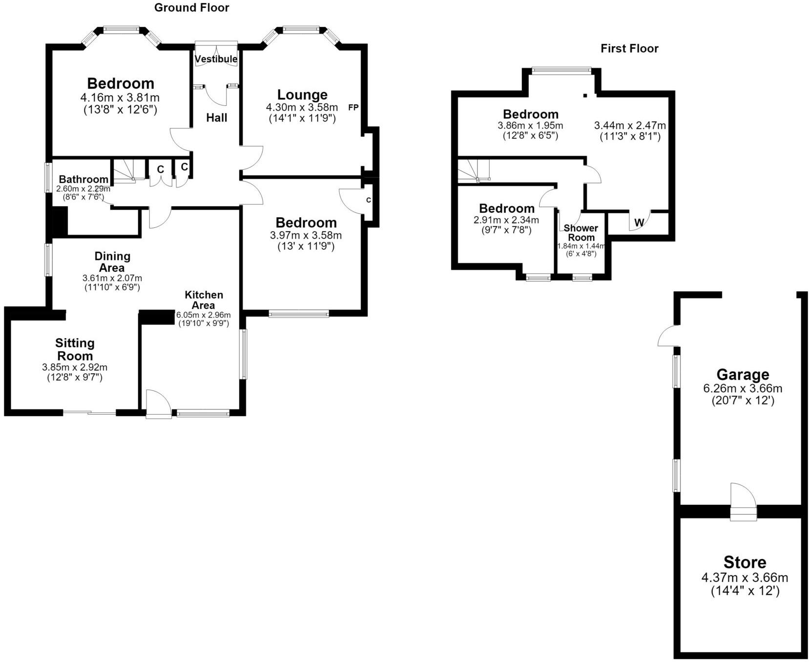 205 Hillfoot Road, Ayr, KA7 3LA floorplan