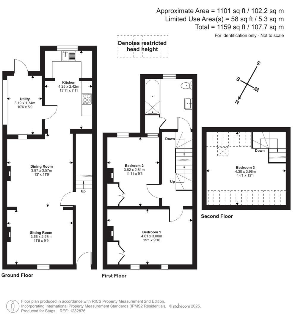3, Gore Terrace, Bridport floorplan