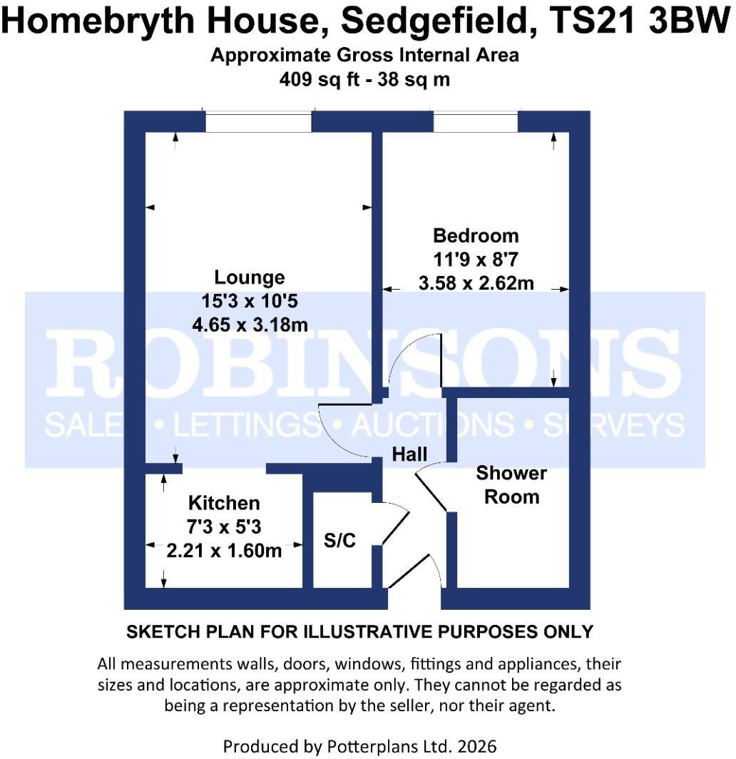 Homebryth House, Sedgefield, Stockton-On-Tees floorplan