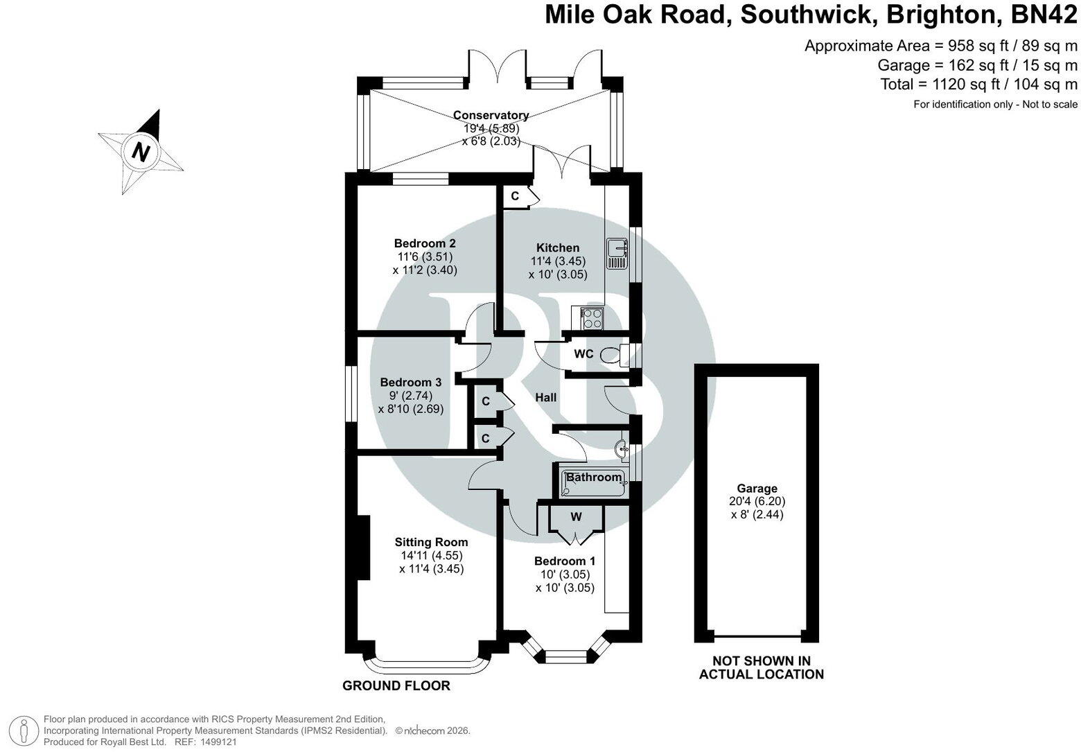 Mile Oak Road, Southwick, Brighton, BN42 4QH floorplan