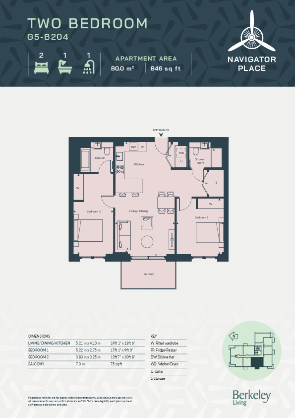 Navigator Place, Kidbrooke Village, Greenwich, SE3  floorplan