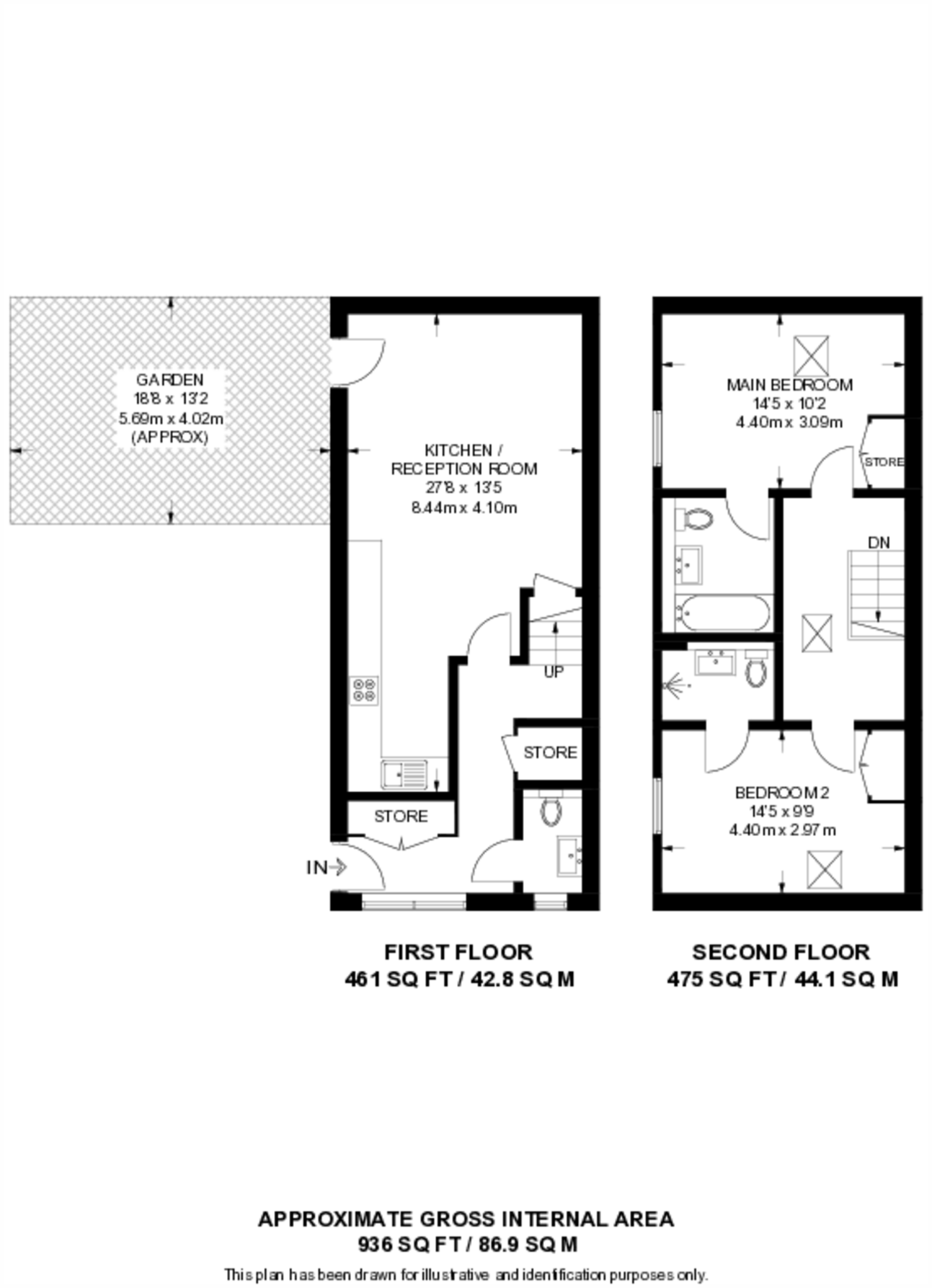 Carpenters Mews, Wandsworth, London, SW17 floorplan