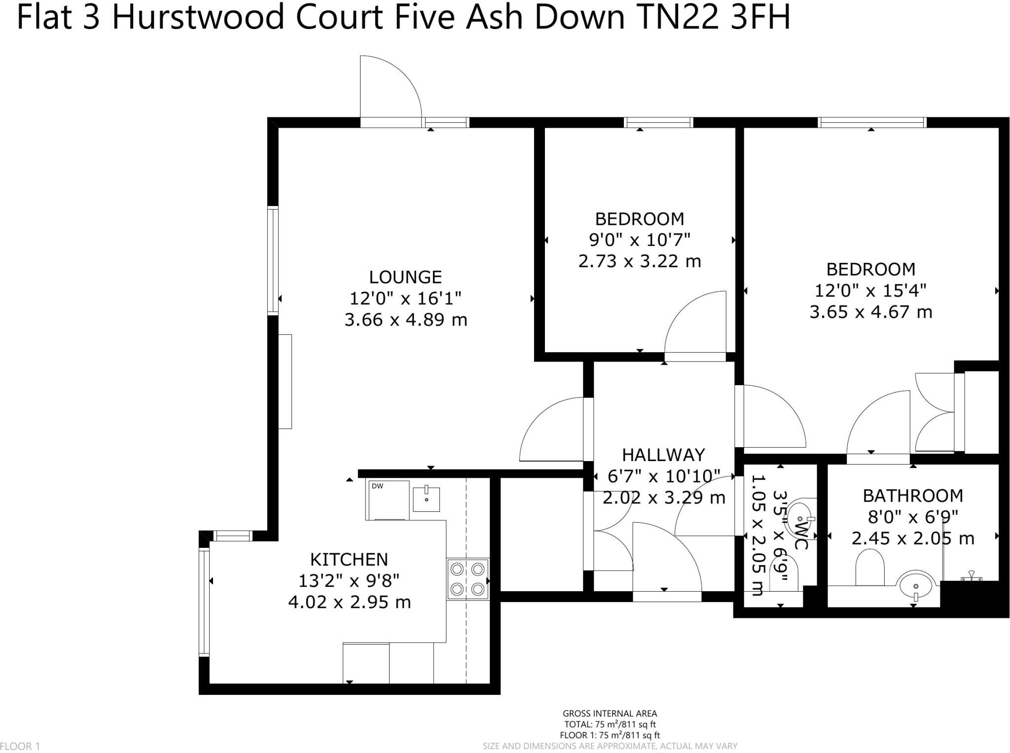 Linum Lane, Five Ash Down, Uckfield, East Sussex, TN22 floorplan
