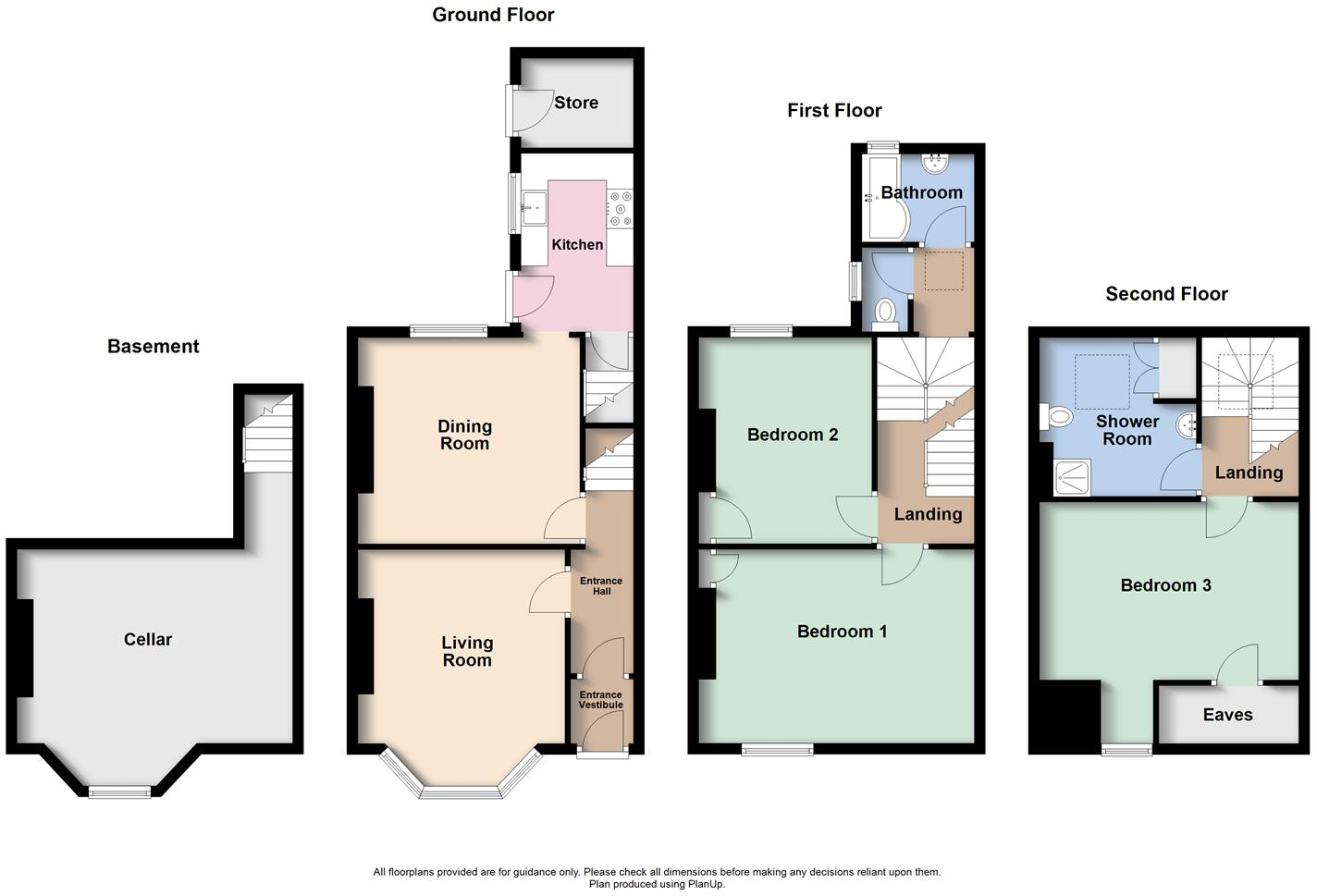 West Road, Buxton floorplan