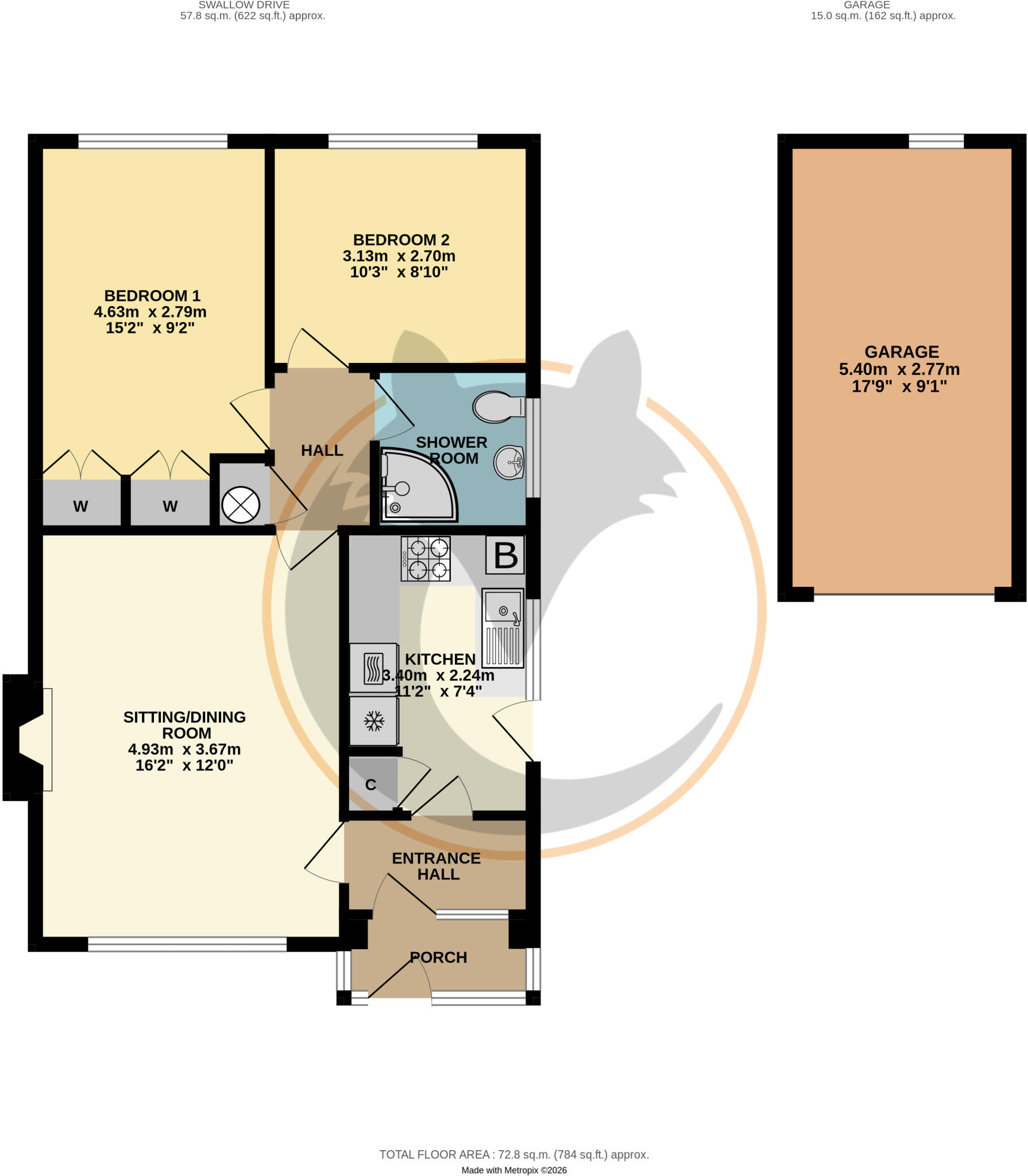 Swallow Drive, Milford on Sea, Lymington, Hampshire, SO41 floorplan