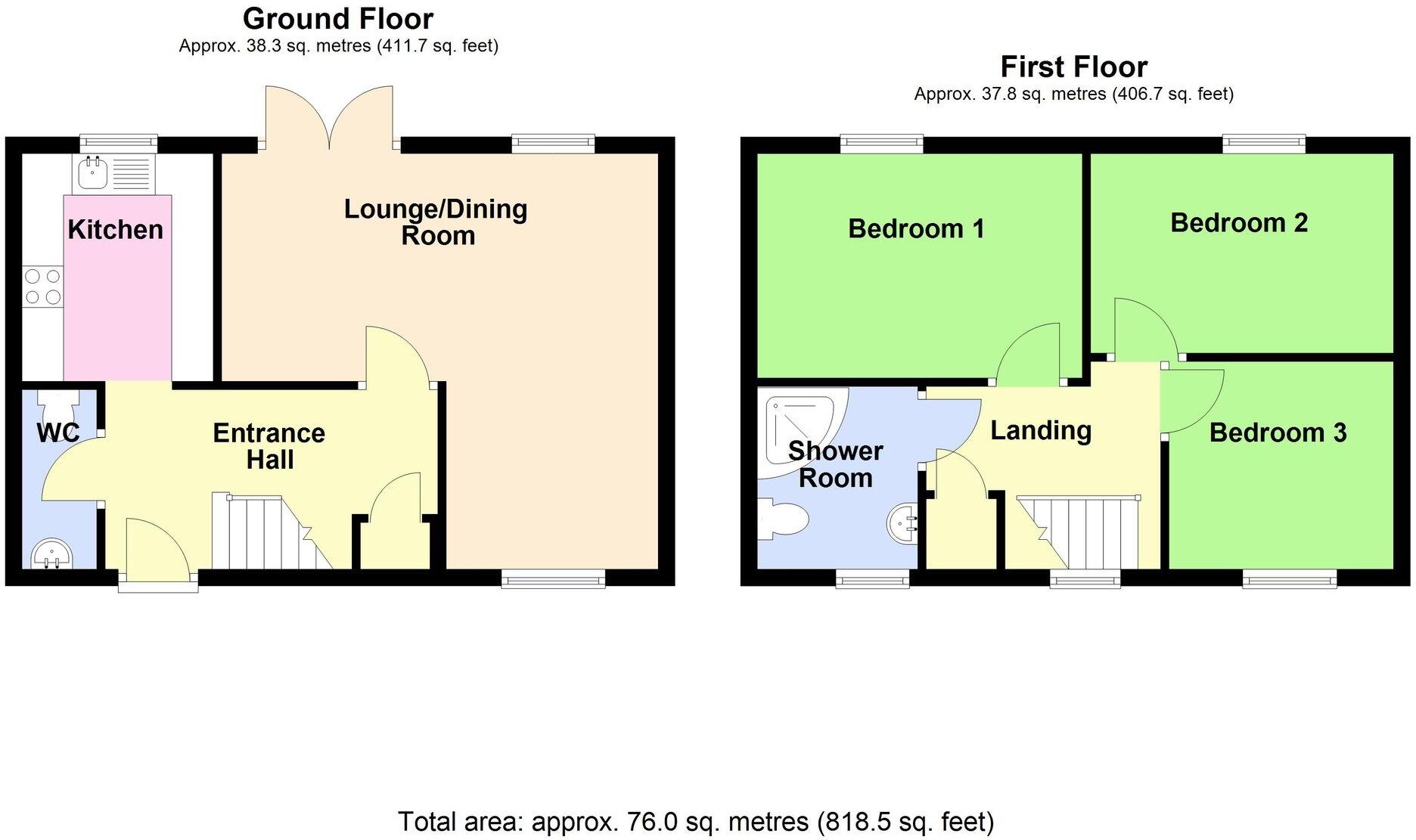 Blacksmiths Grove, Fishtoft, PE21 floorplan