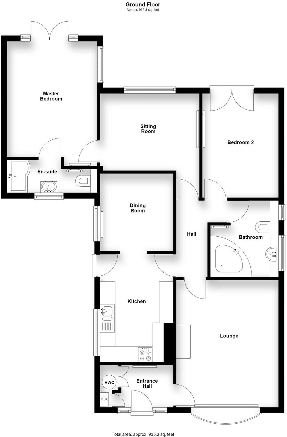 Gables Lea, Sutton Bonington, LE12 floorplan