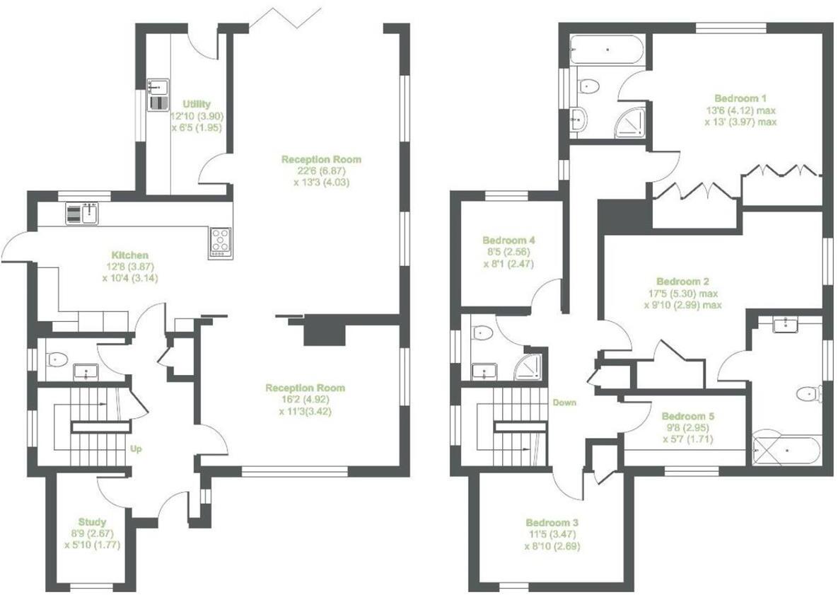Little Fallow, Lychpit, RG24 floorplan