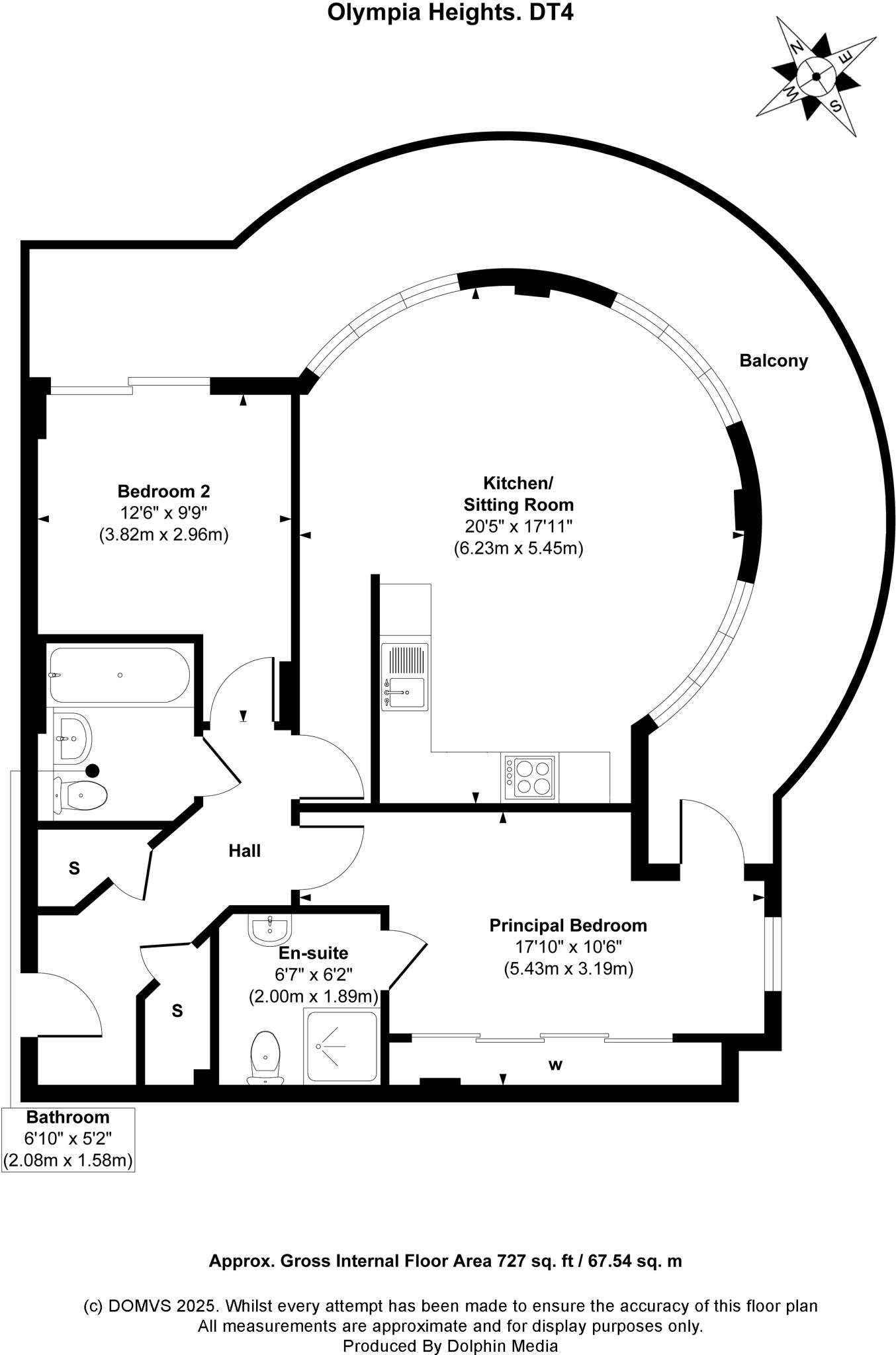 Greenhill, Weymouth, Dorset floorplan