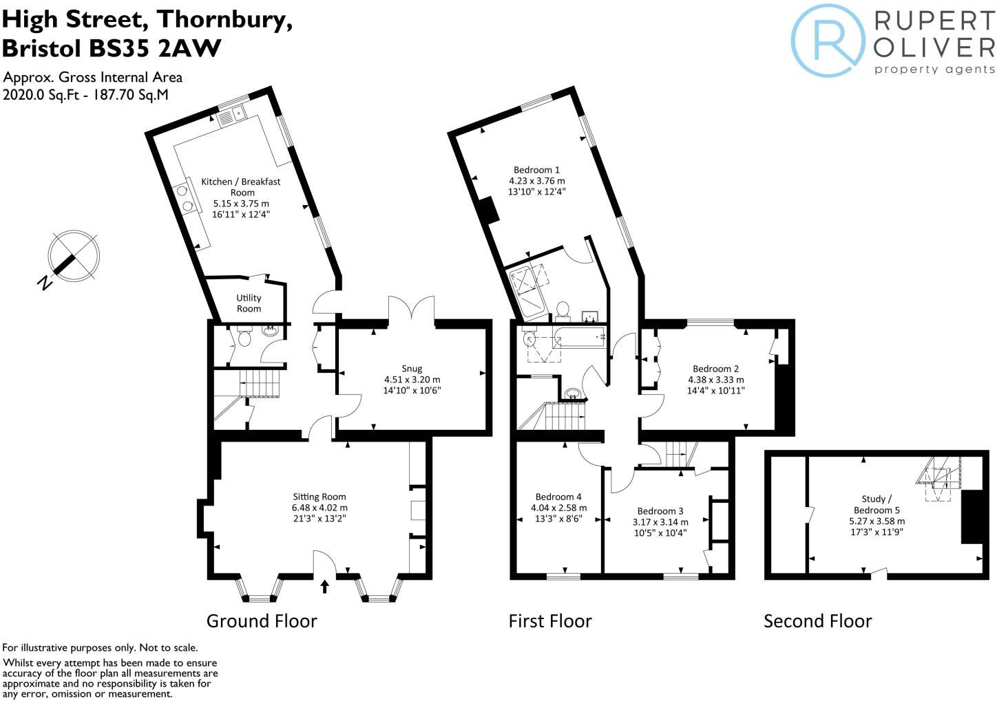 High Street, Thornbury, Bristol, Gloucestershire, BS35 floorplan