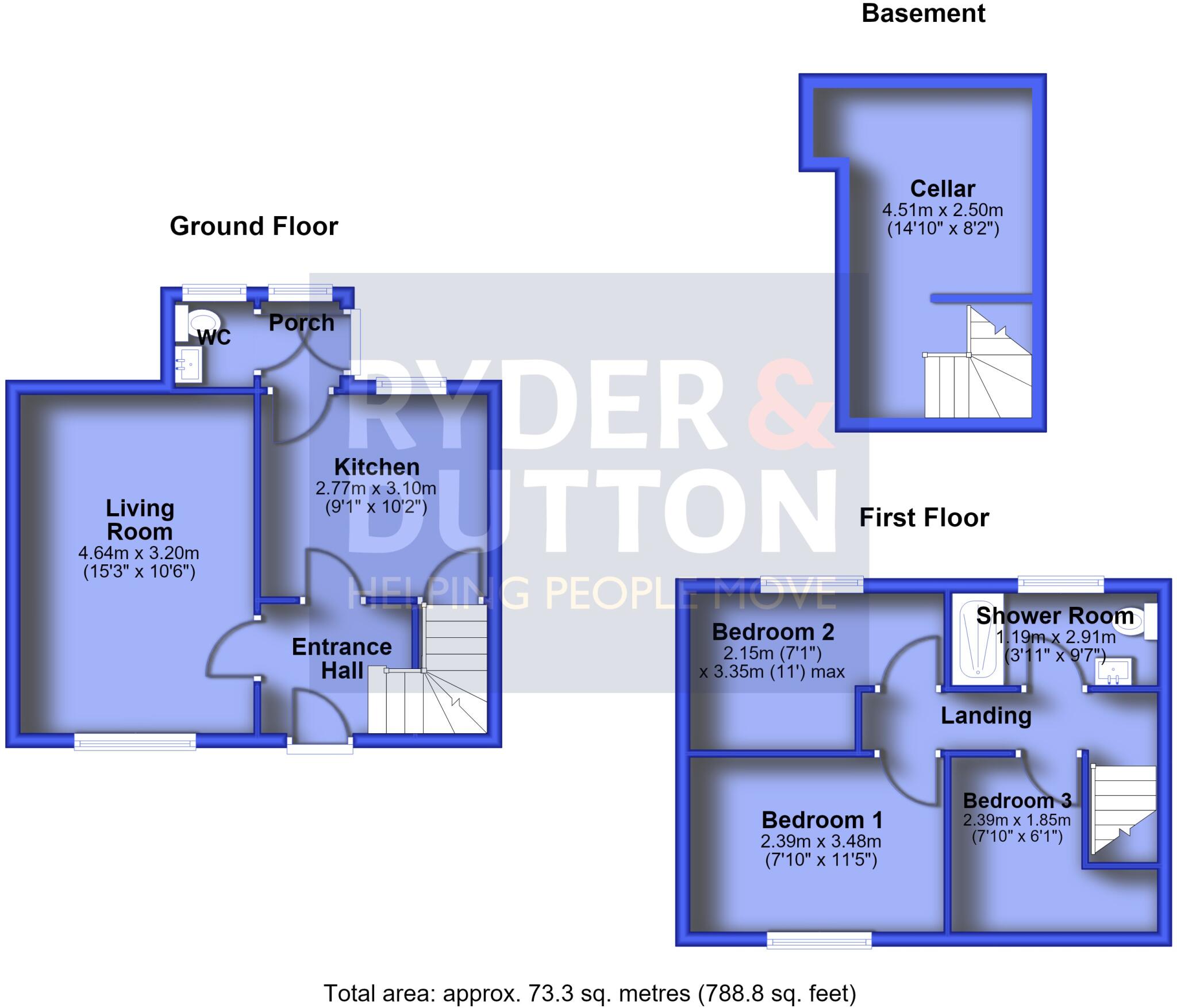 Carr House Road, Shelf, West Yorkshire, HX3 floorplan
