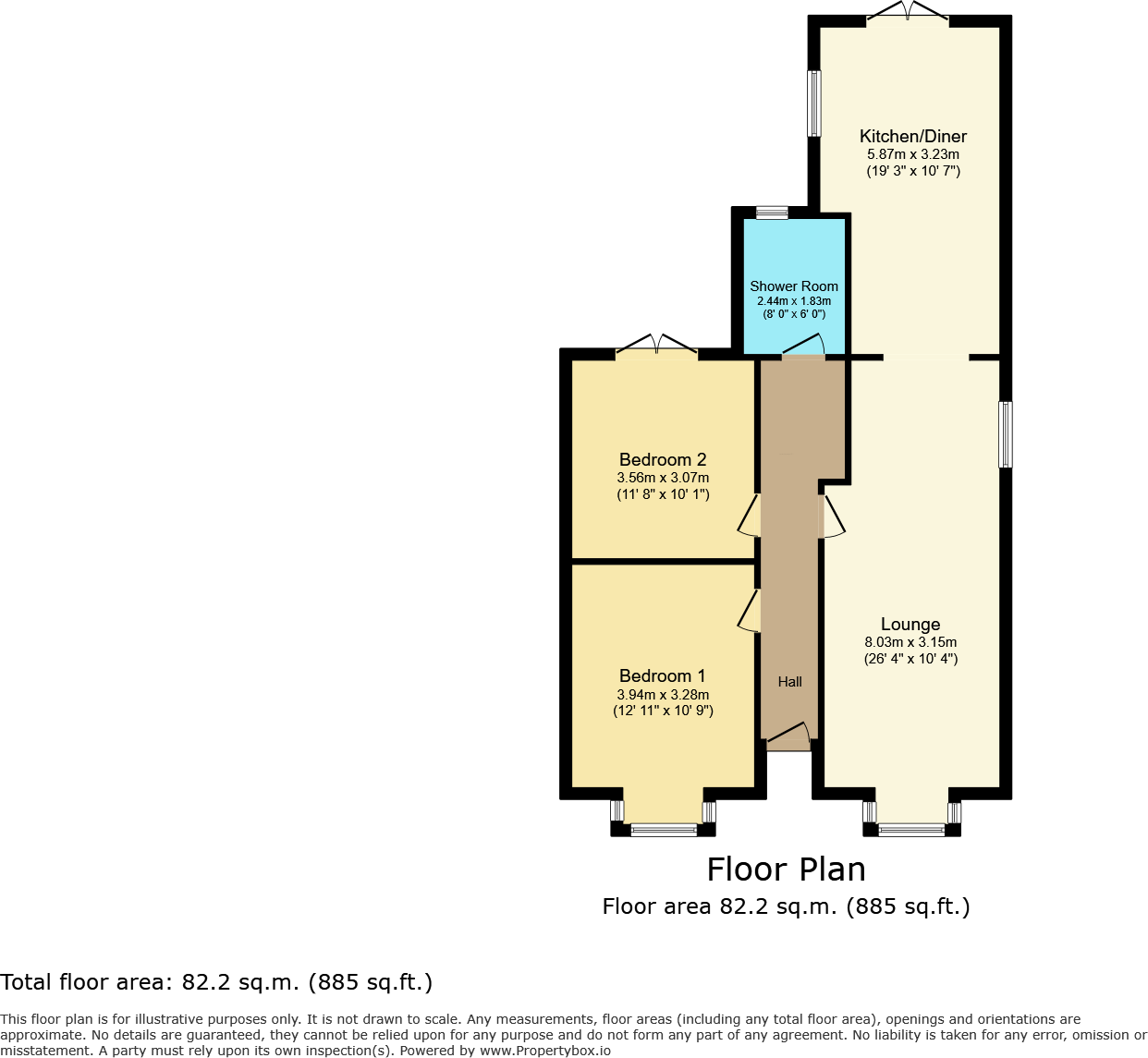 Tentercroft Avenue, Syston, Leicester, Leicestershire floorplan