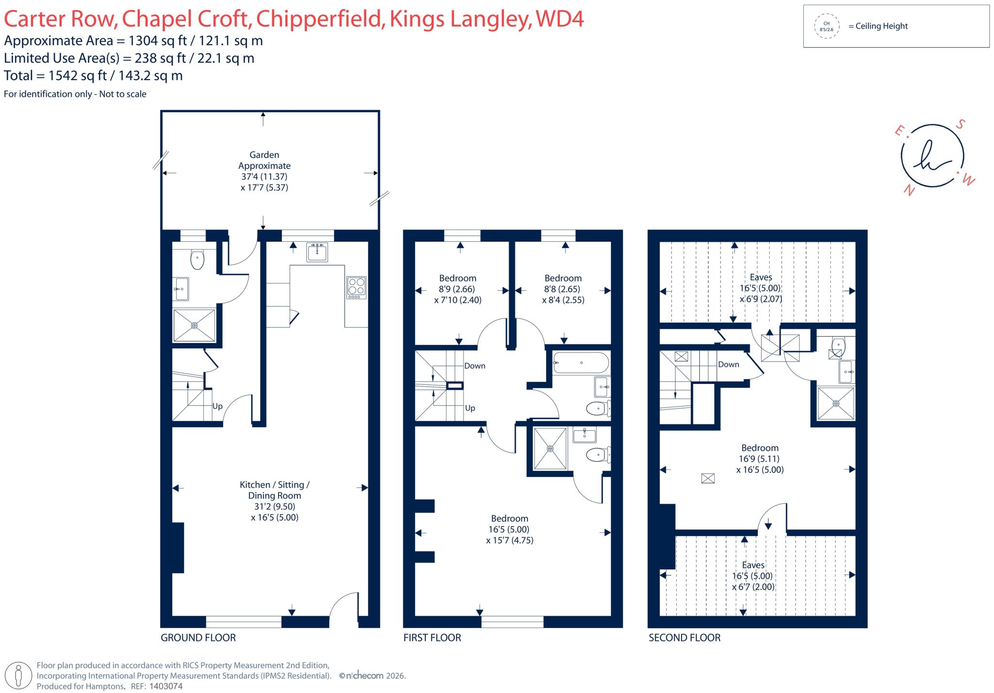 Chipperfield, Kings Langley WD4 floorplan