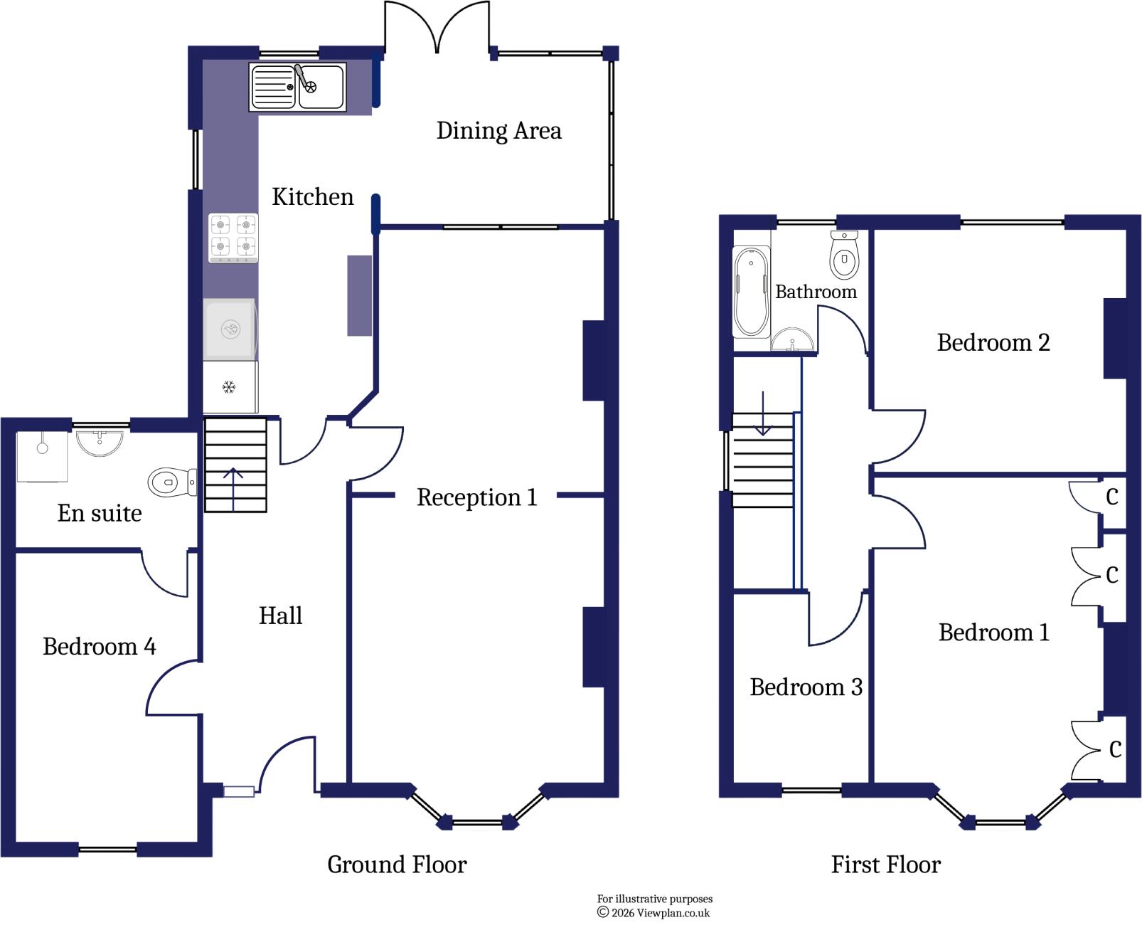 Coleridge Avenue, Penarth floorplan