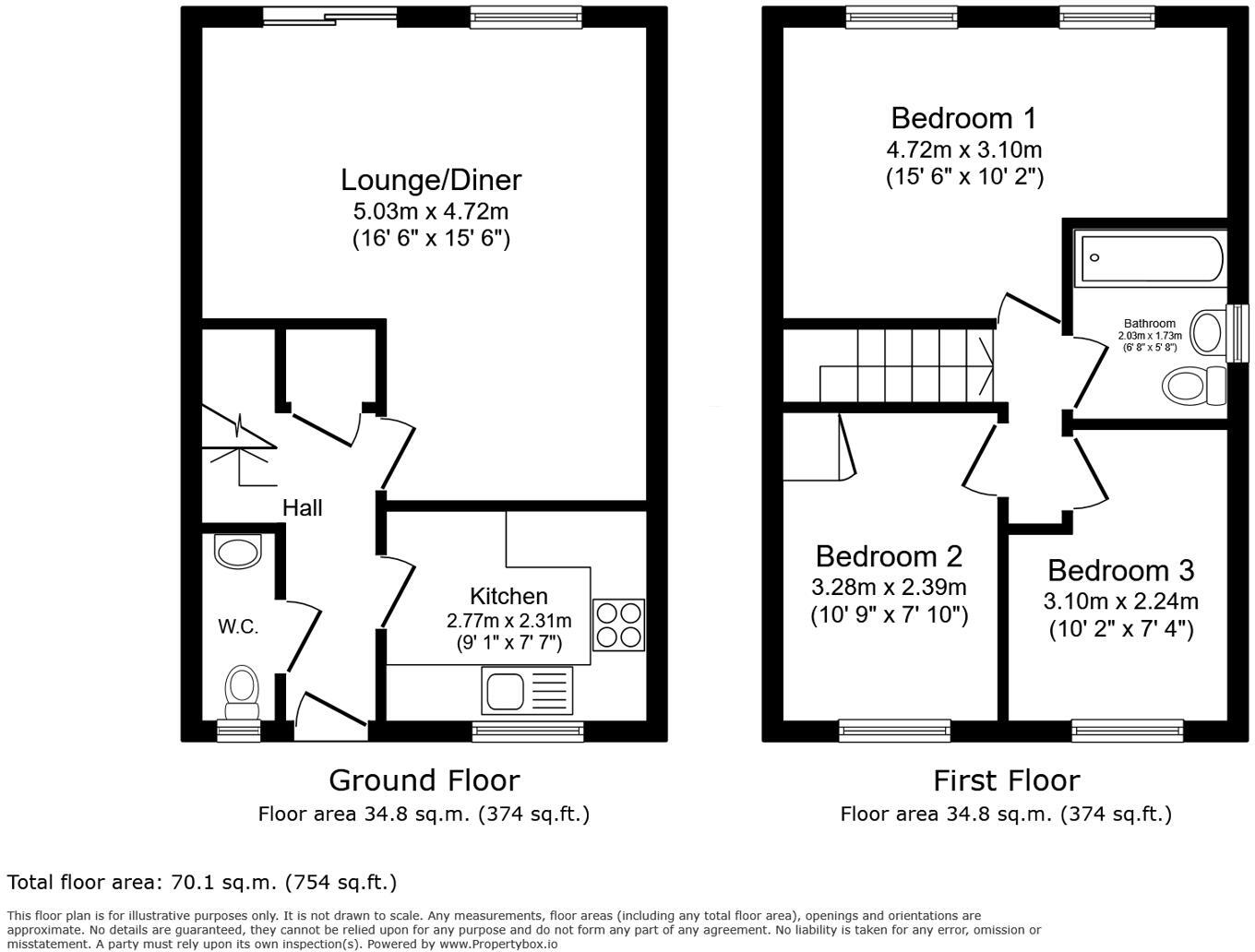 Princess Close, London, SE28 floorplan