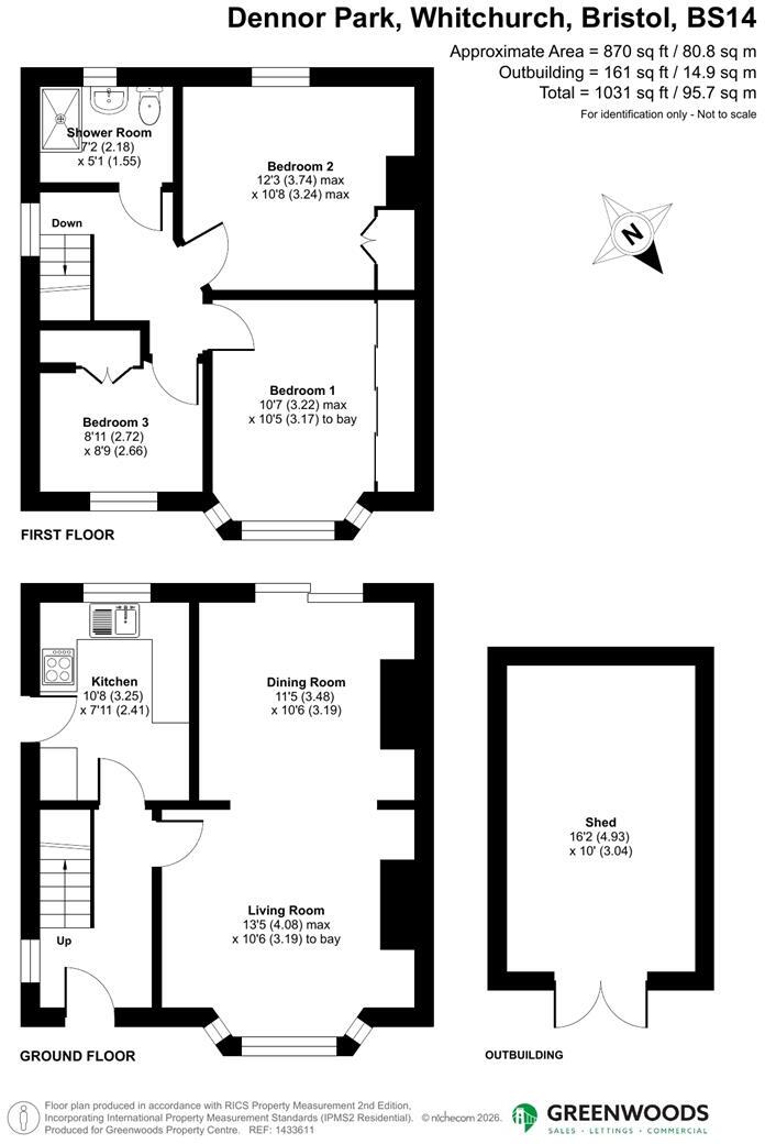 Dennor Park, Bristol floorplan