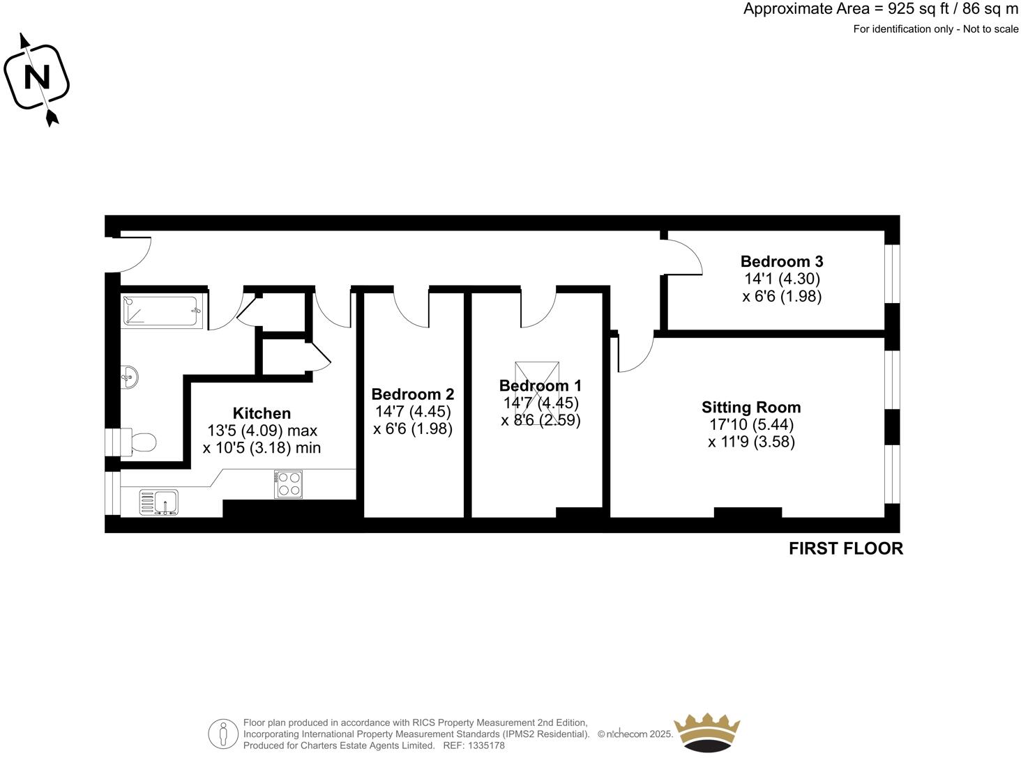 Elm Grove, Southsea, PO5 floorplan