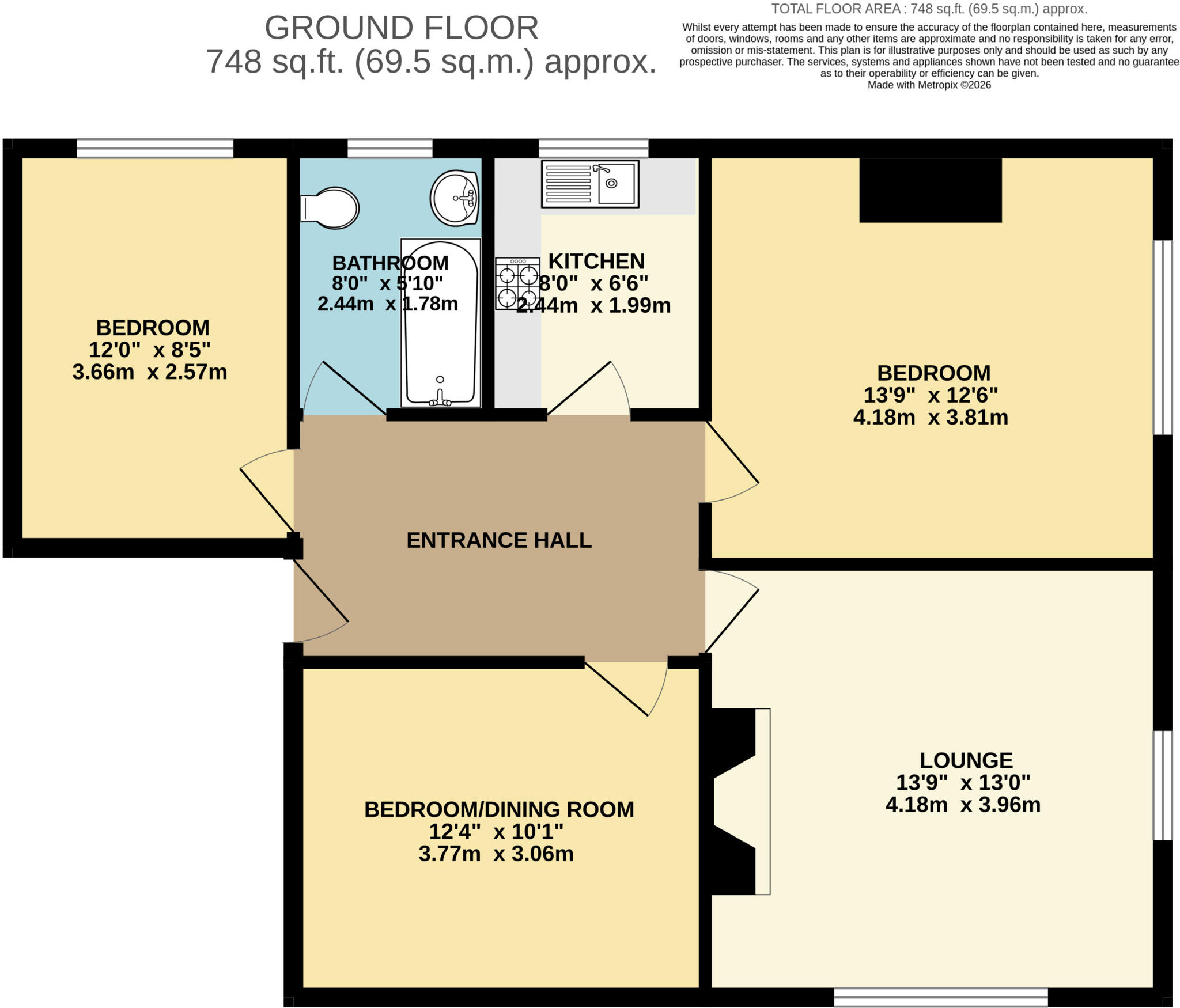 Grange Court, North Grange Mount, Leeds, LS6 floorplan
