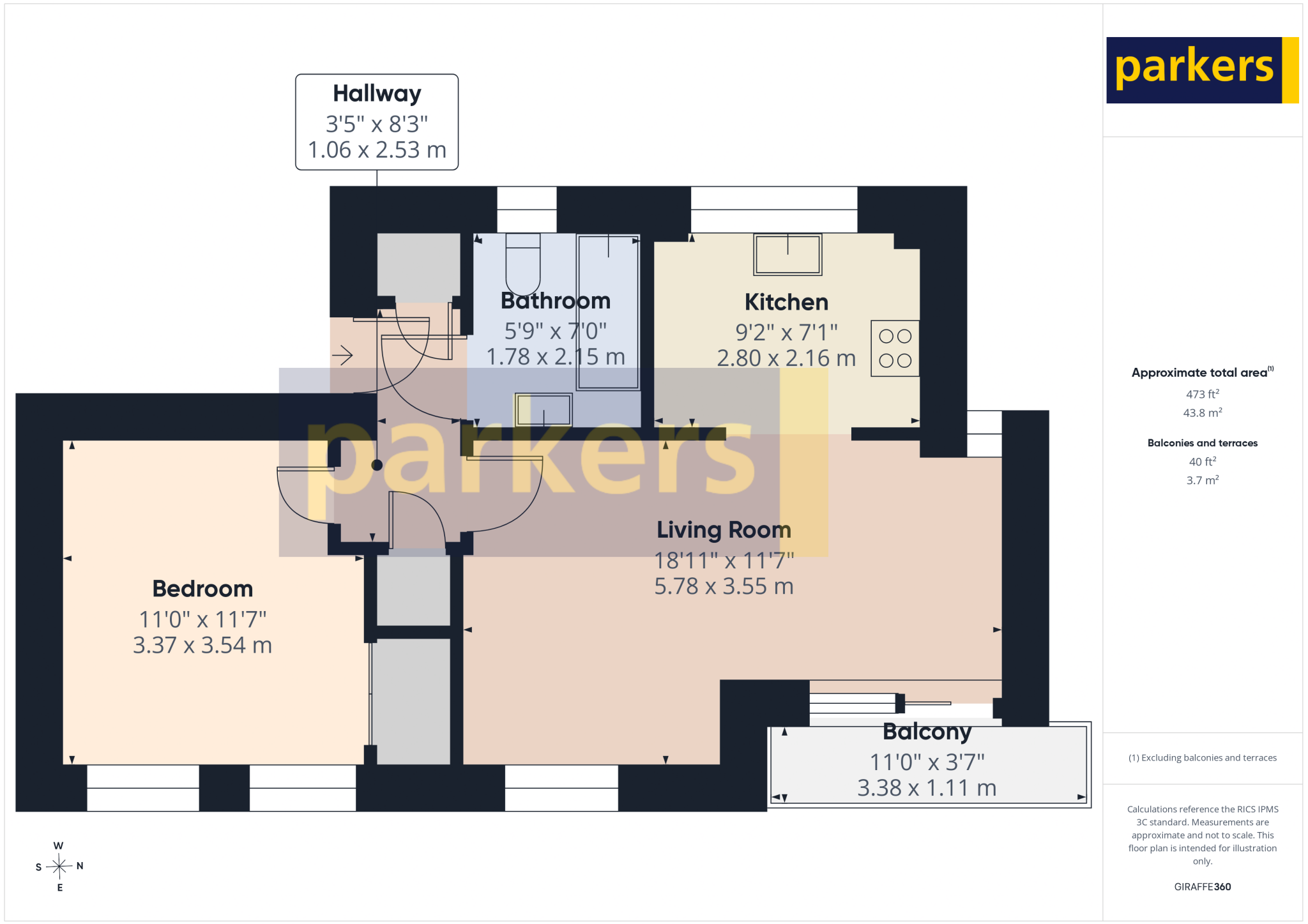 Drake Way, Reading, Berkshire, RG2 floorplan