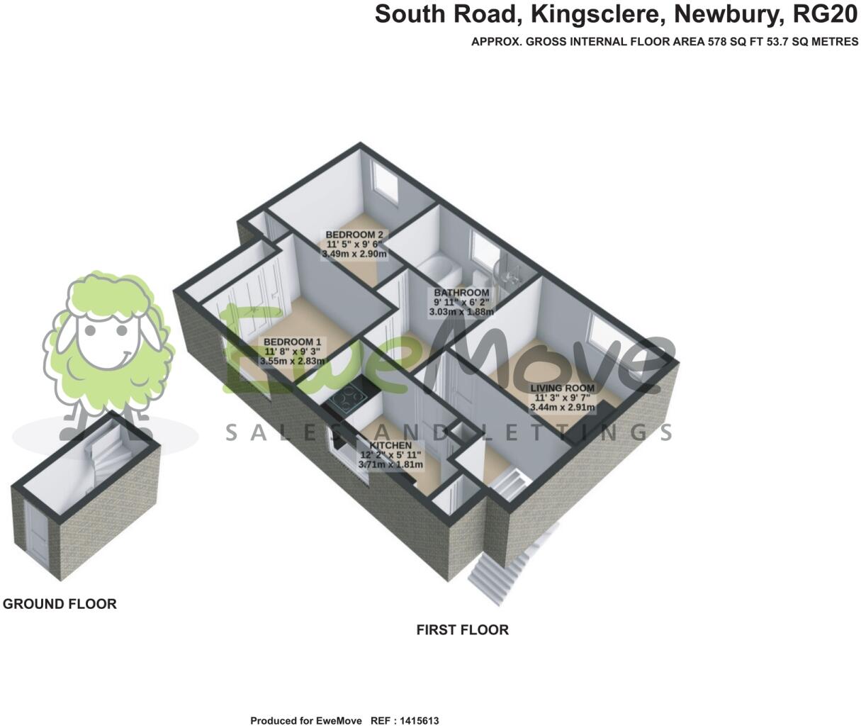 South Road, Kingsclere, Newbury, Berkshire, RG20 floorplan