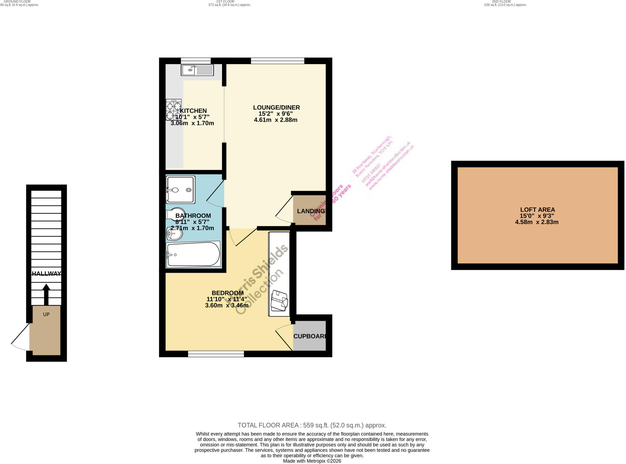 Scholes Park Road, Scarborough, North Yorkshire, YO12 floorplan