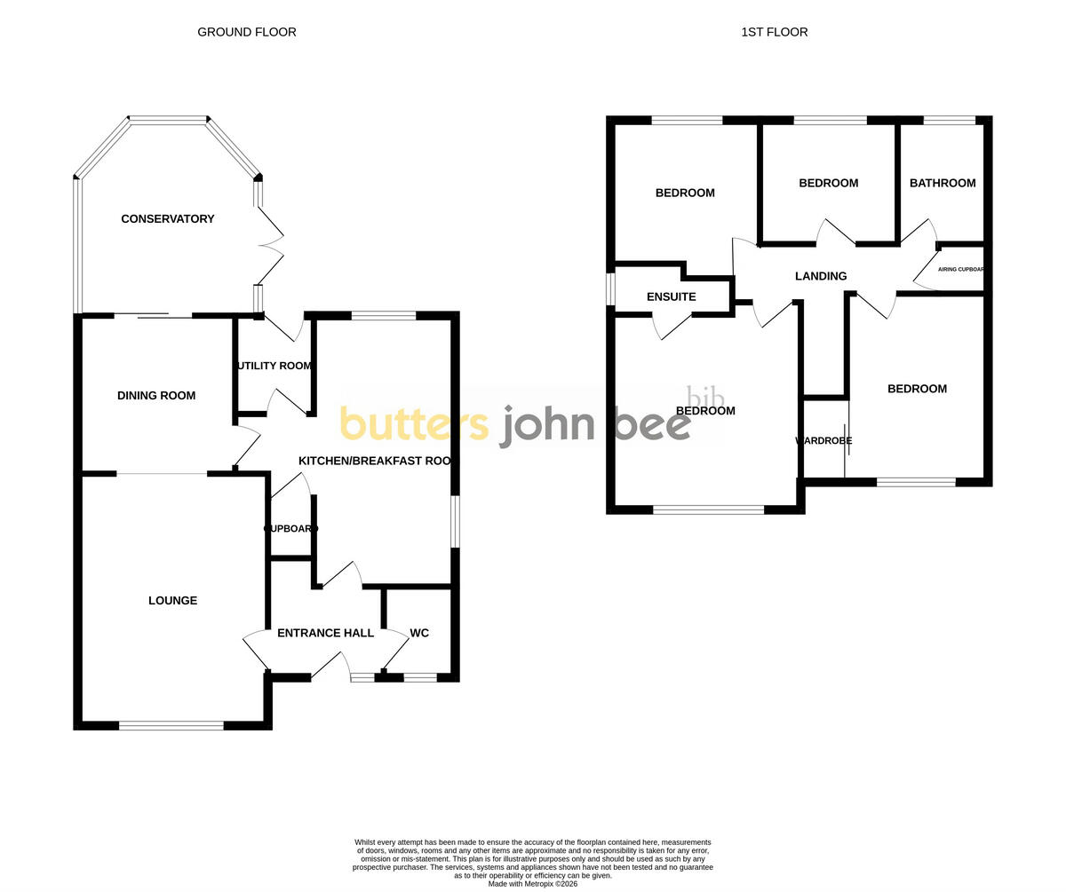 St Josephs Way, Nantwich floorplan