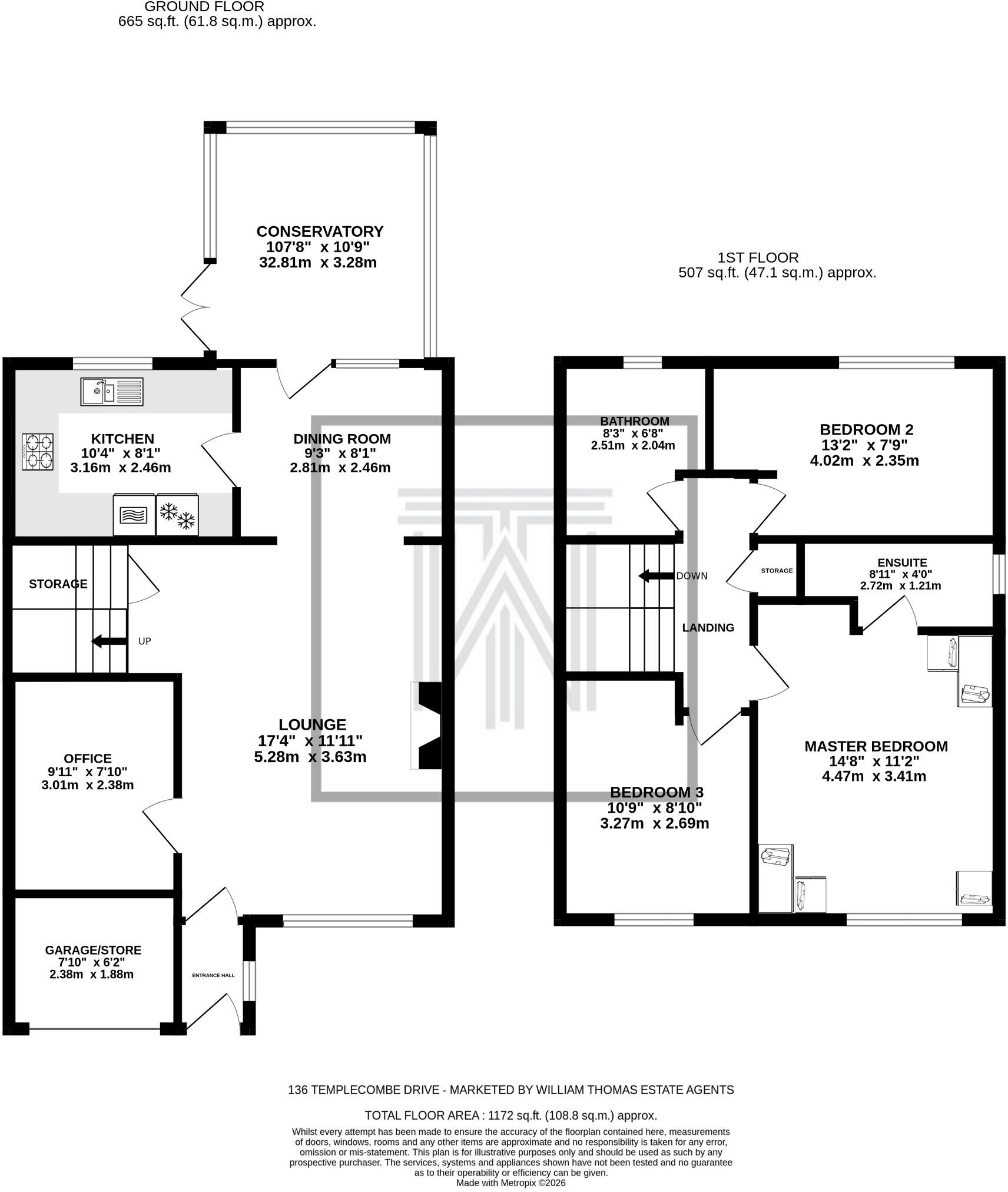 Templecombe Drive, Belmont, Bolton, BL1 7TD floorplan
