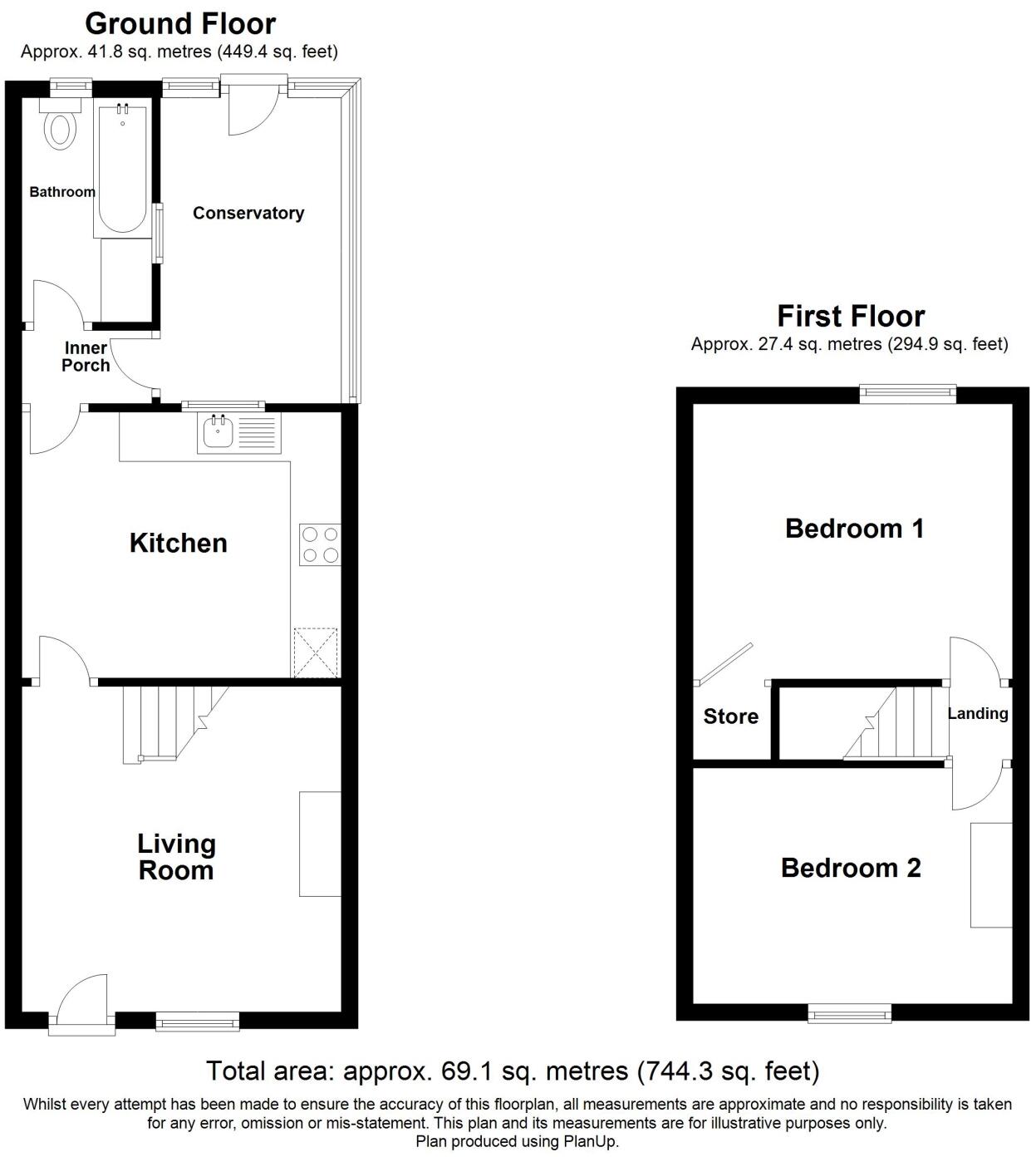 Inns Lane, South Wingfield, DE55 floorplan