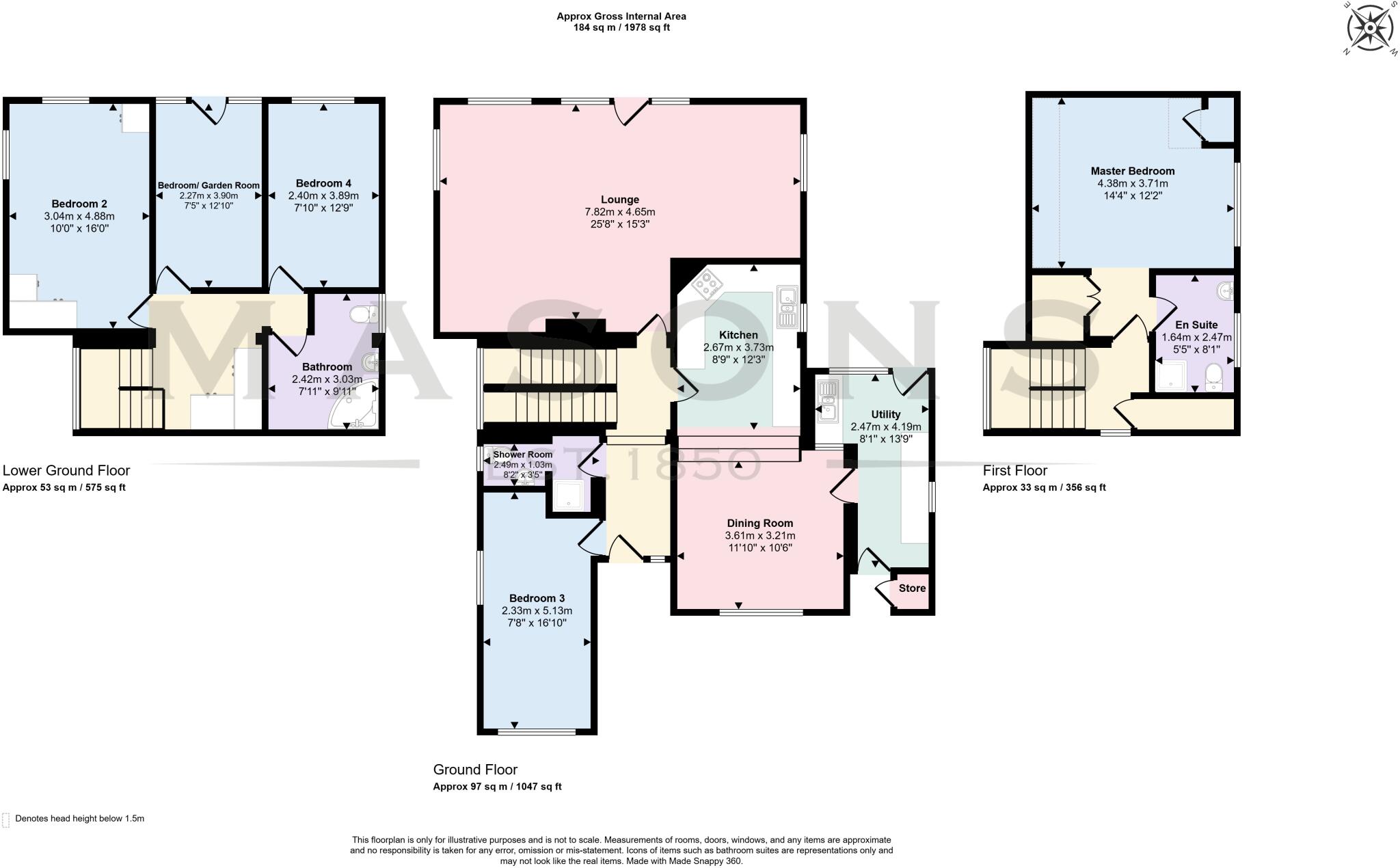 Mansgate Hill, Nettleton LN7 6NT floorplan