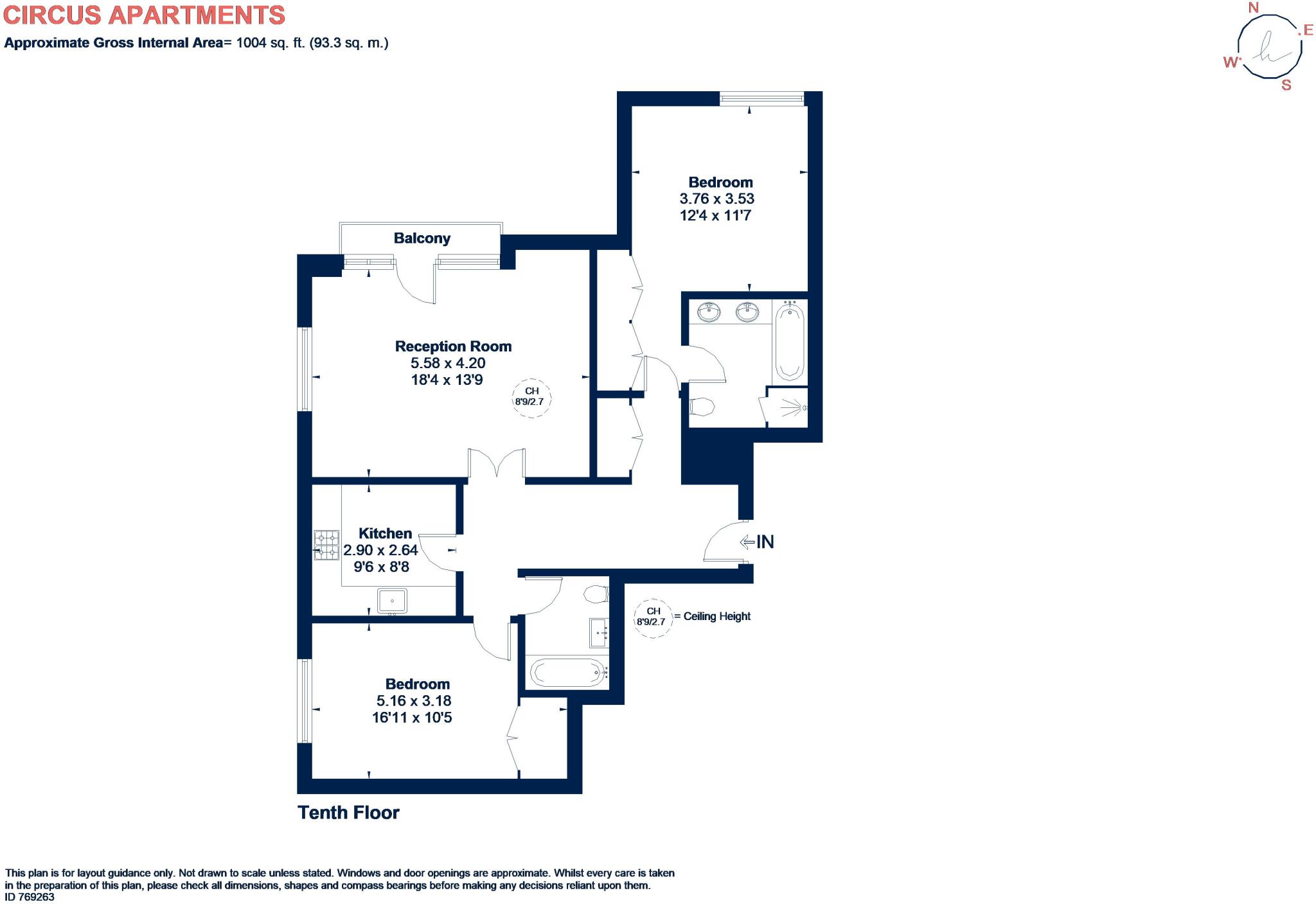 Westferry Circus, E14 floorplan