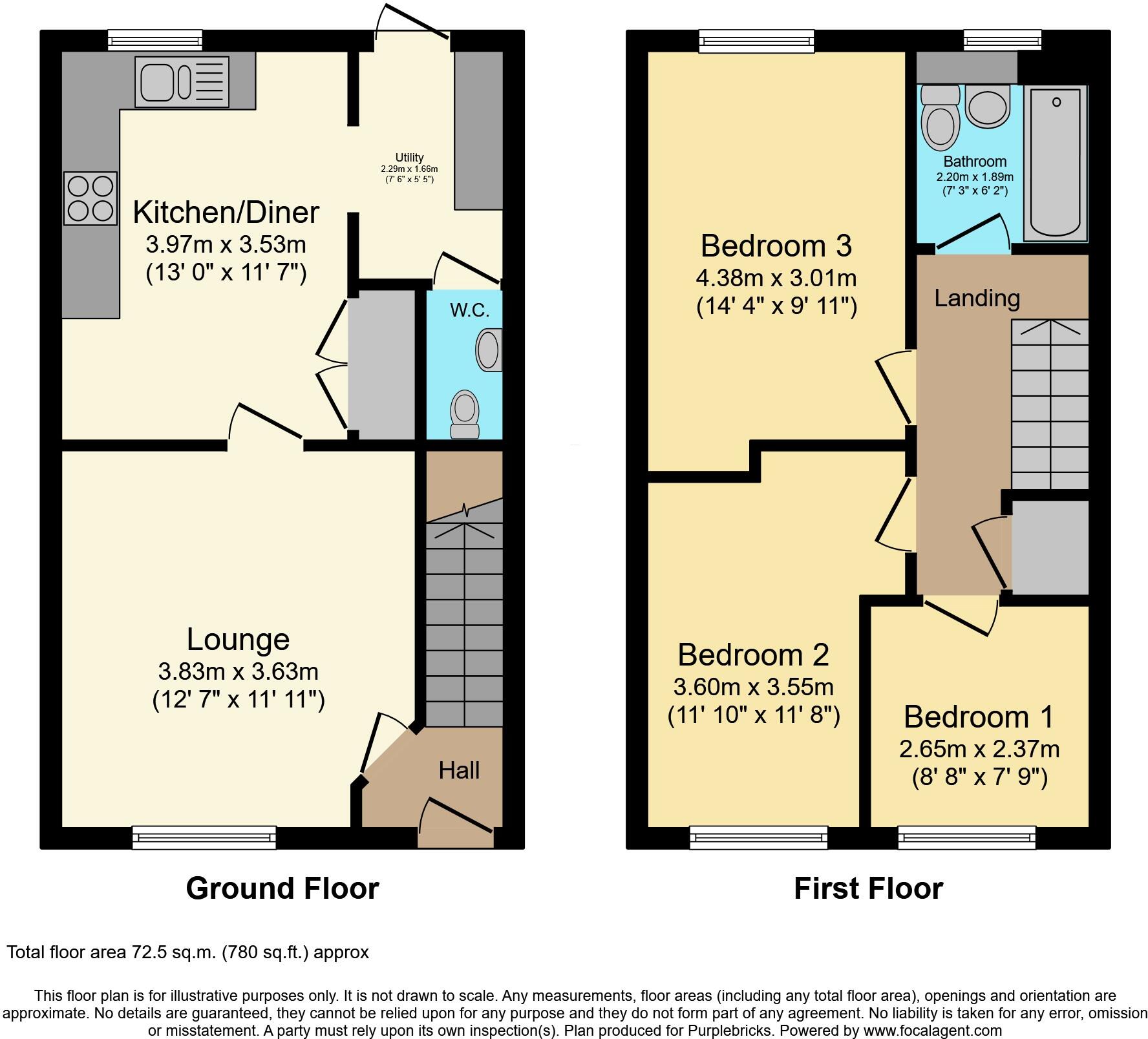 Roedeer Court, Newcastle upon Tyne, NE13 floorplan