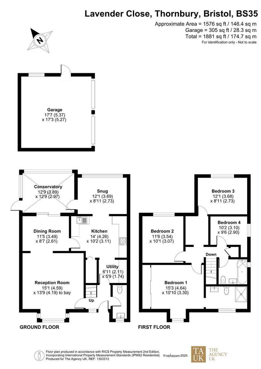 Lavender Close, Bristol, BS35 floorplan
