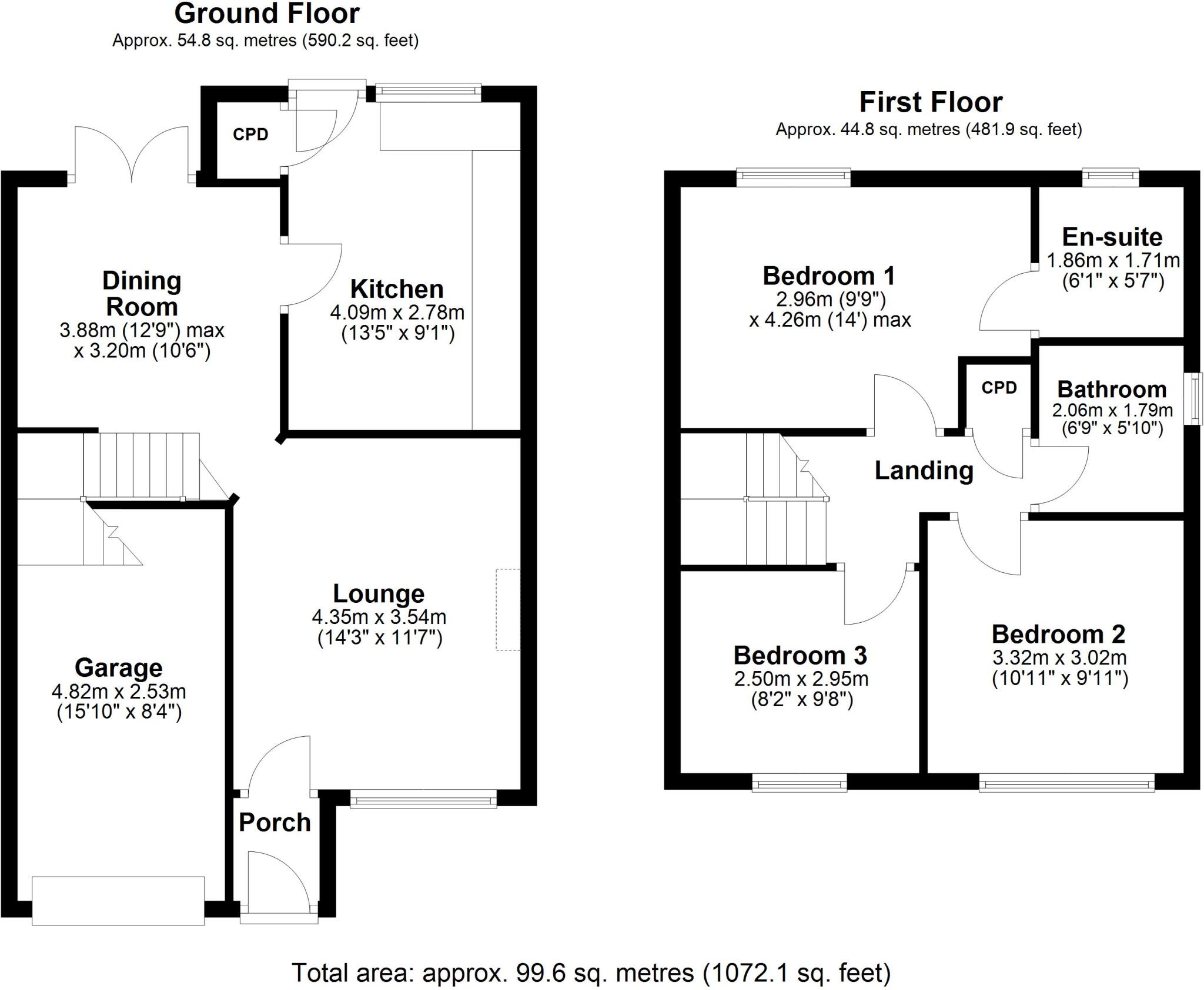 Curlew Close, Ryton, Tyne and Wear, NE40 floorplan