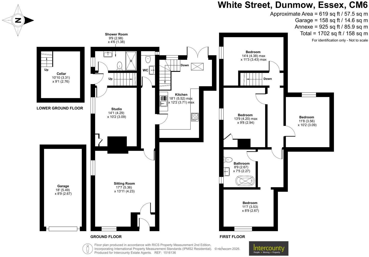 White Street, Dunmow, Essex, CM6 floorplan